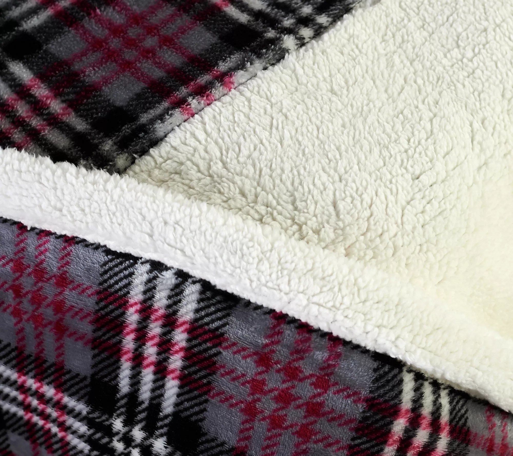 Cuddl Duds Velvet Plush Foot Pocket Throw