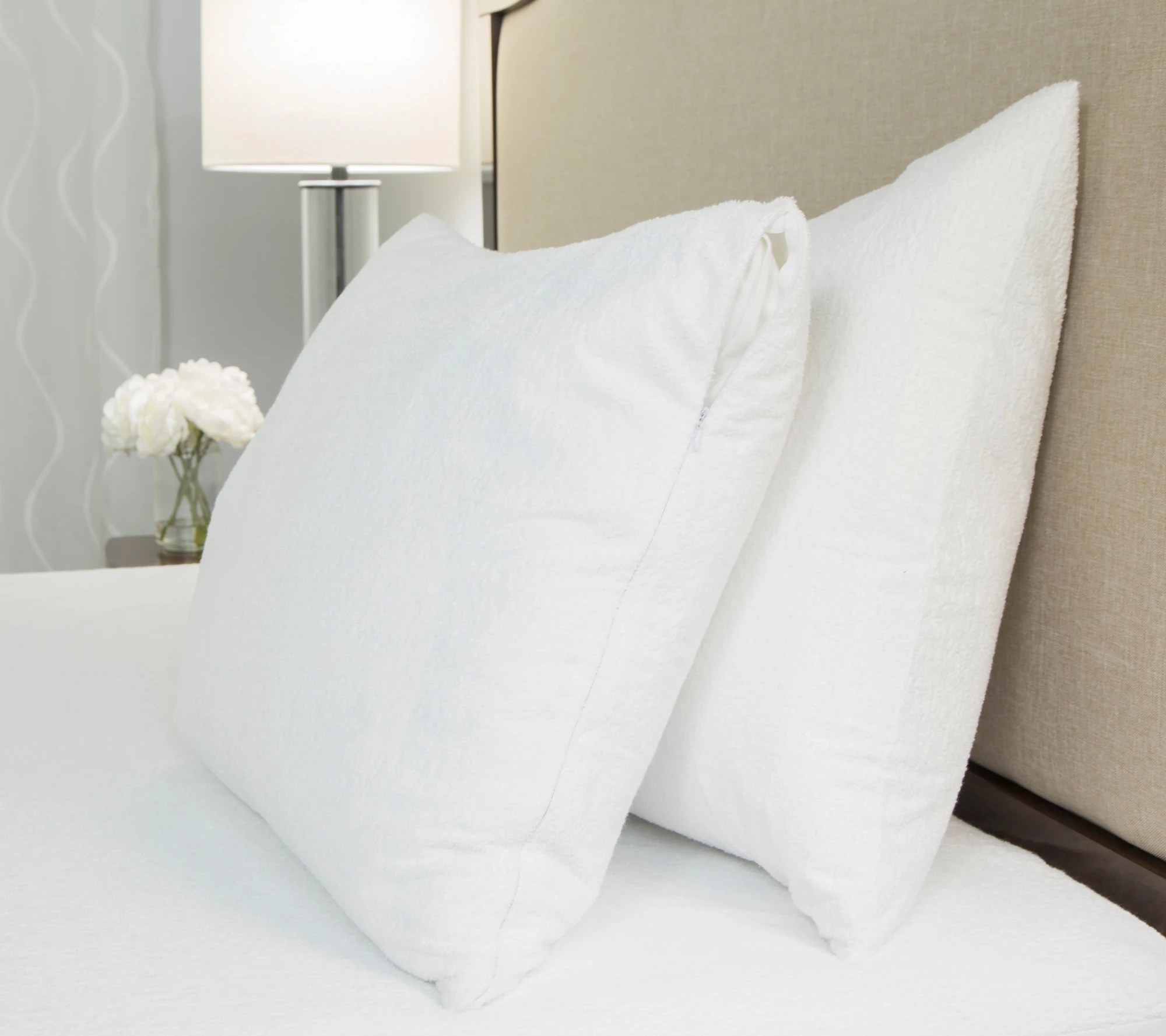 ProtectaBed Set of 2 Premium Pillow Protectors Standard