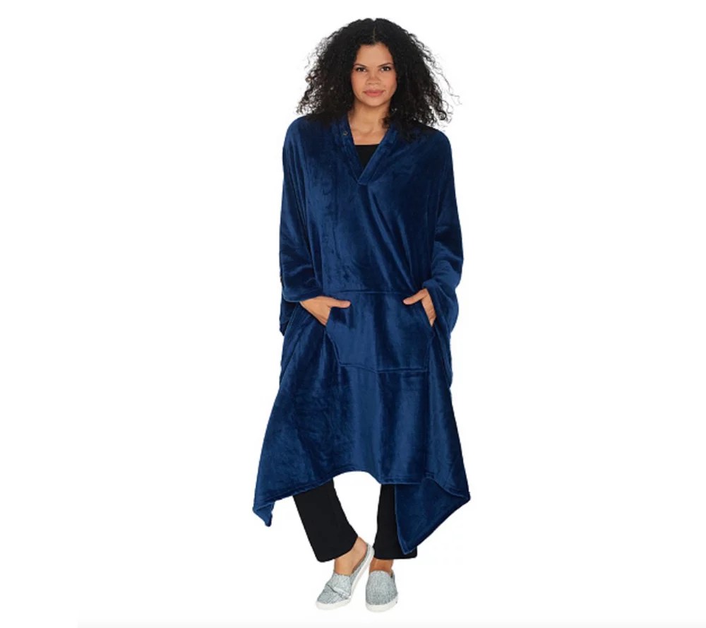 THROWBEE BlanketPoncho Wearable Blanket Throw