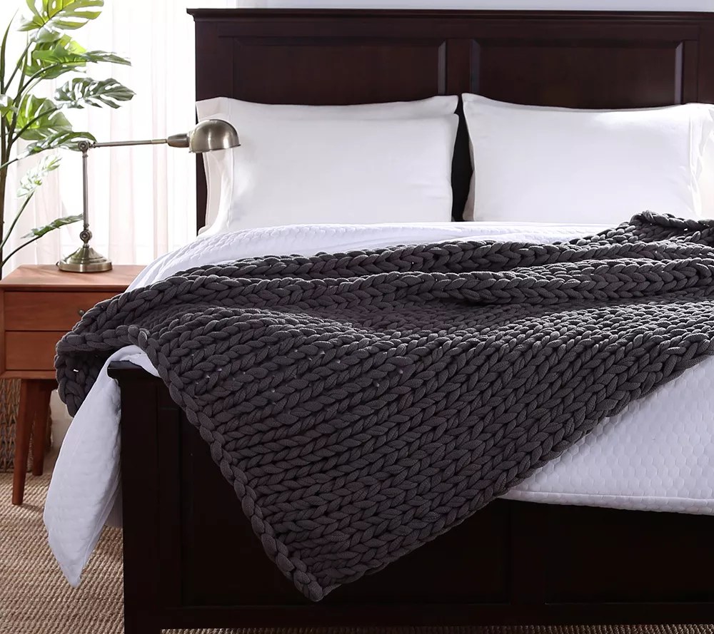 Berkshire Blanket Chunky Rope Knit Throw