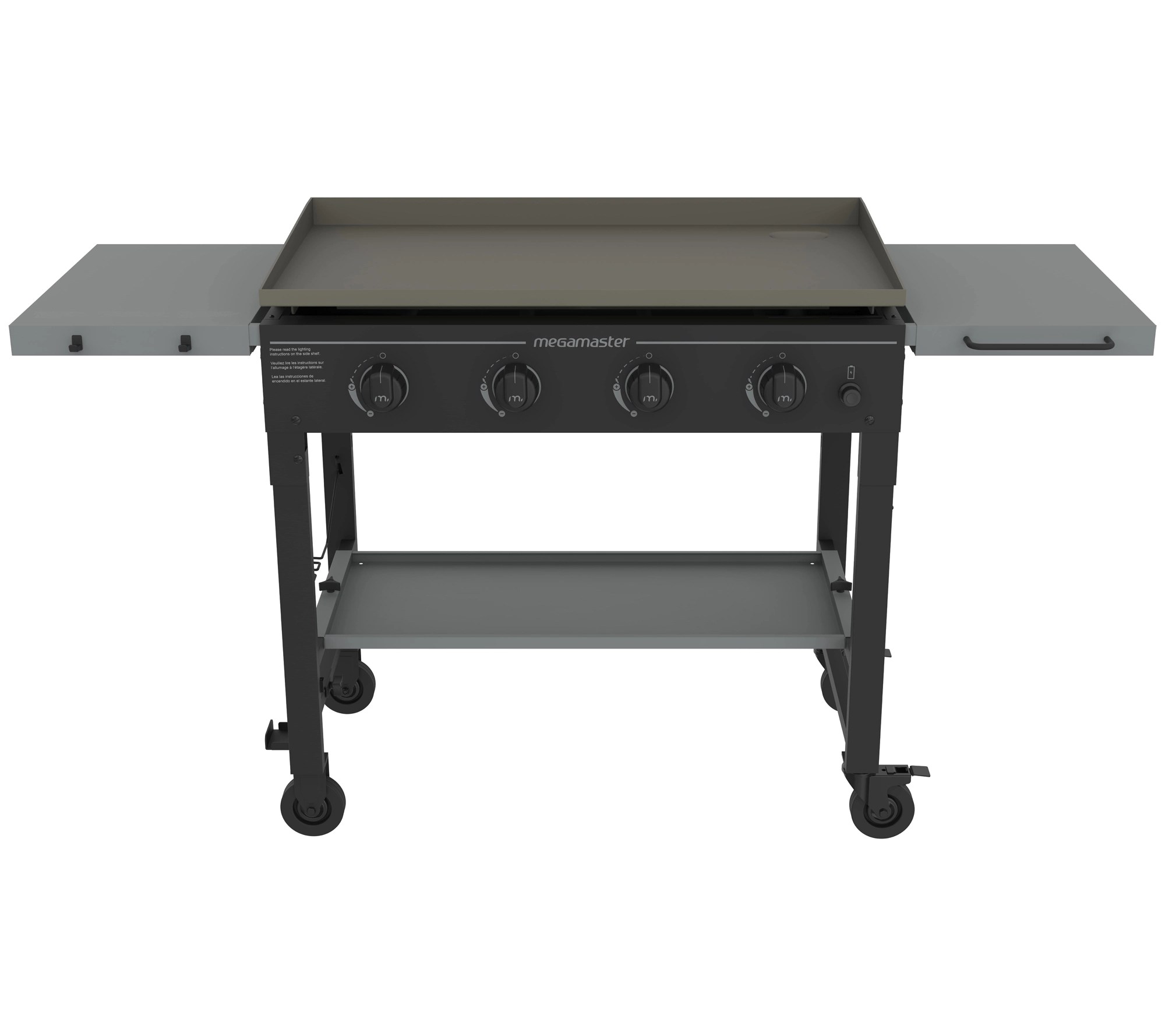 Megamaster 4 Burner Griddle Cart
