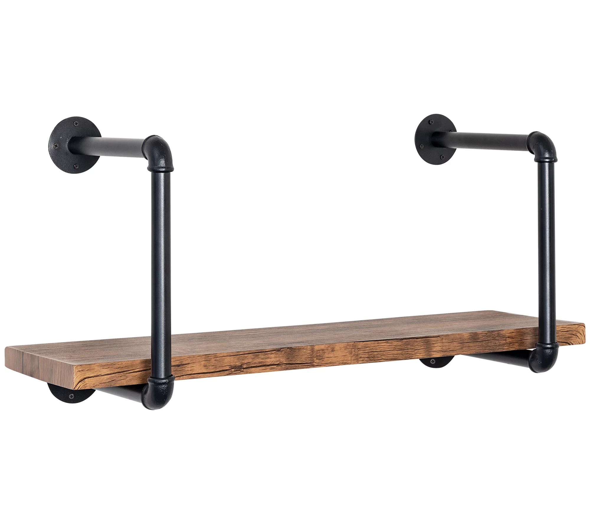 HoneyCanDo Industrial Wall Shelf
