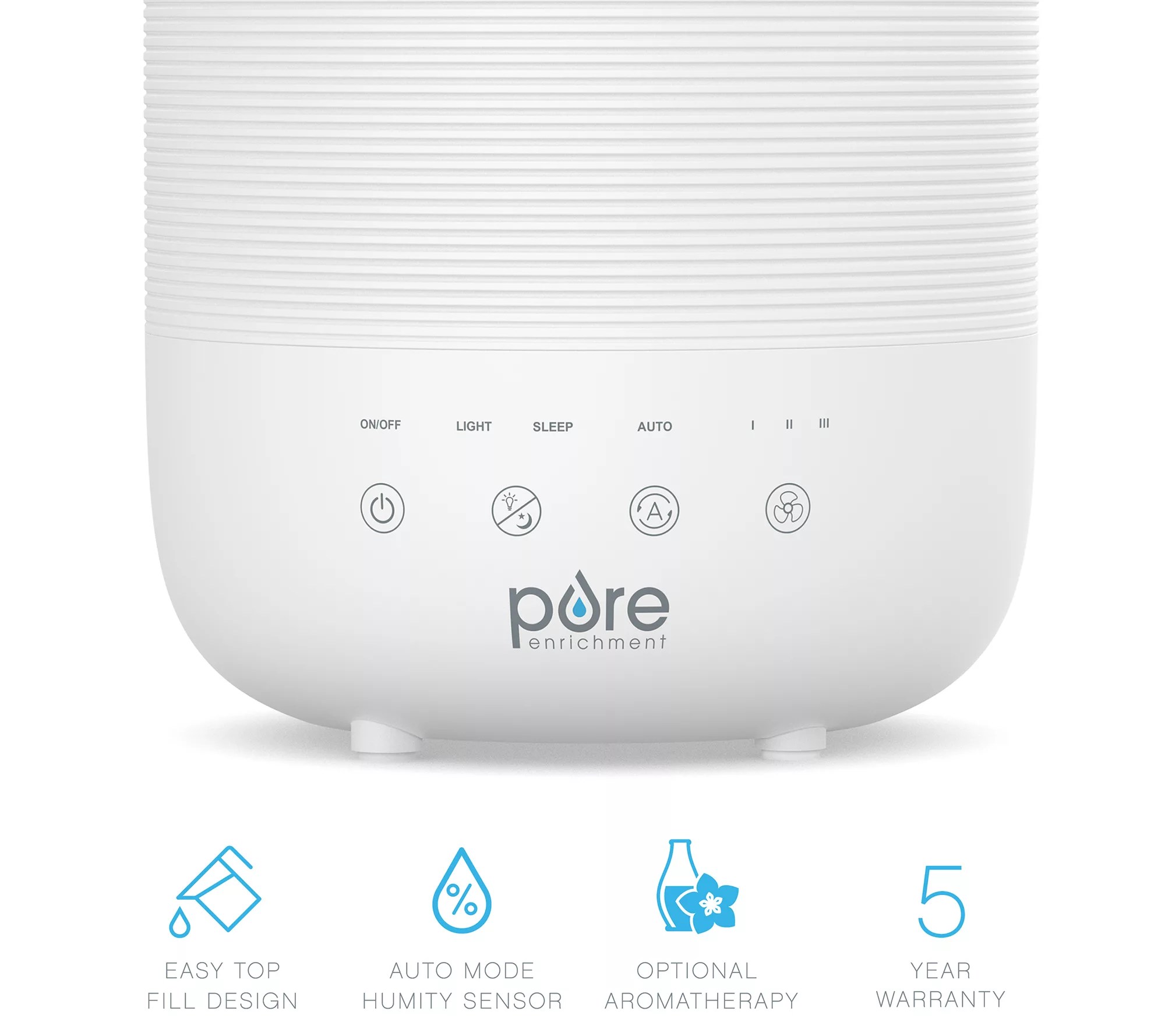 Pure Enrichment HUME Sense Top Fill Humidifier