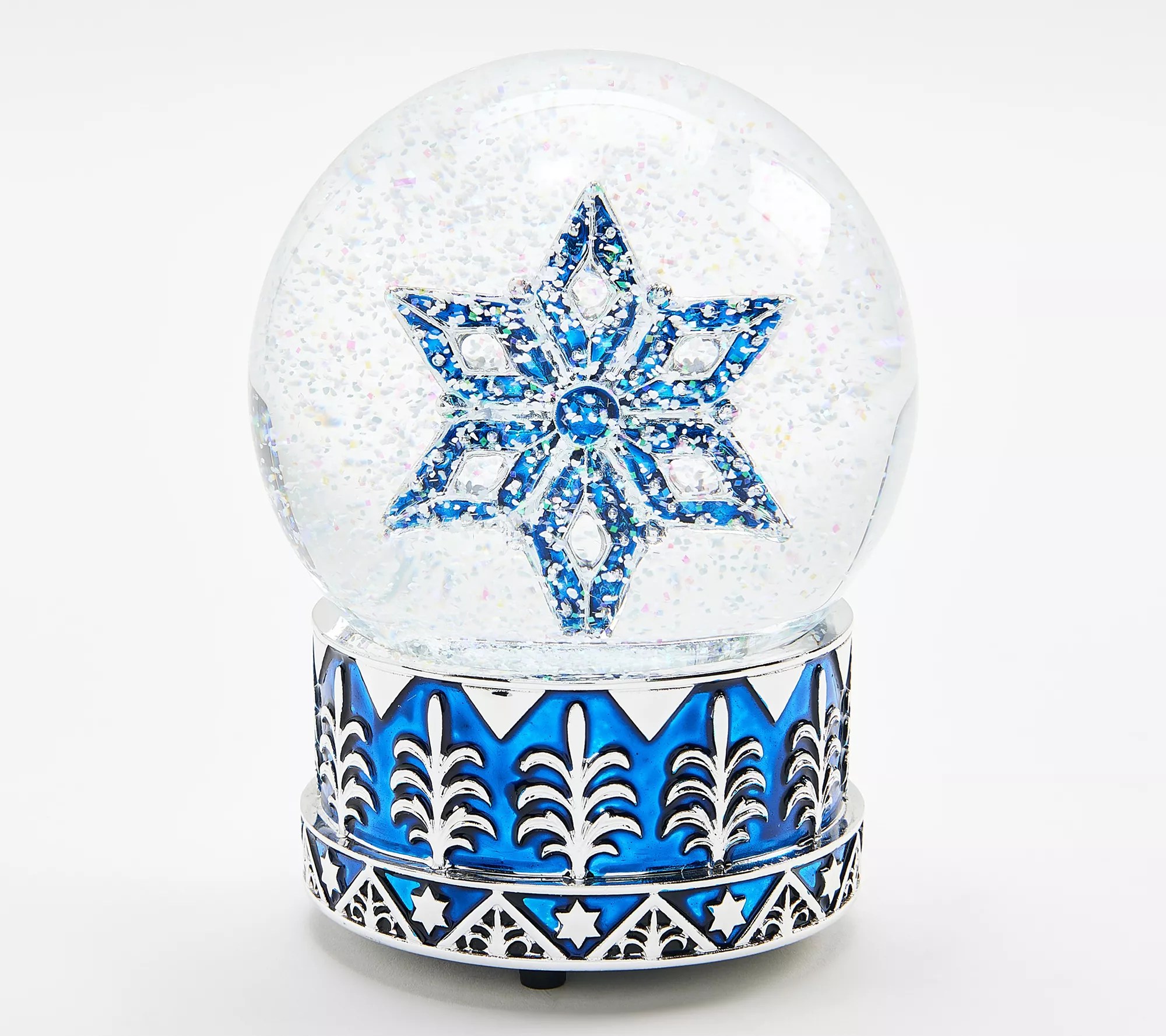 Hanukkah Home Star of David Snow Globe