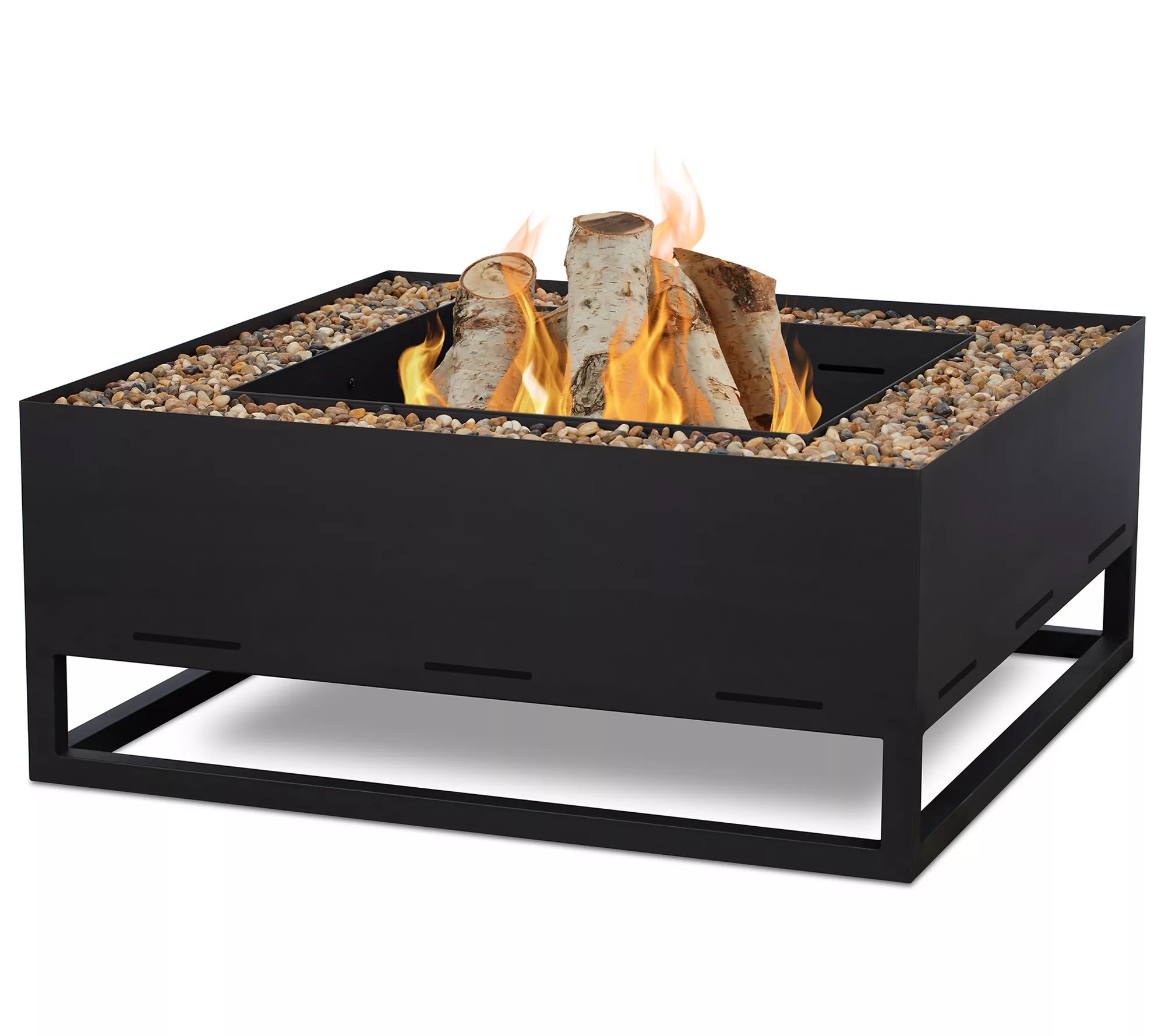 Real Flame Trey Wood Burning Fire Pit