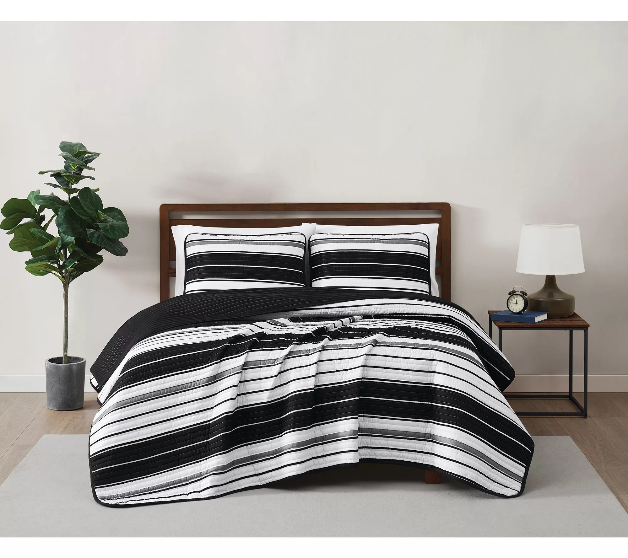 Truly Soft Brentwood Stripe Twin/Twin XL 2 Piece Quilt Set