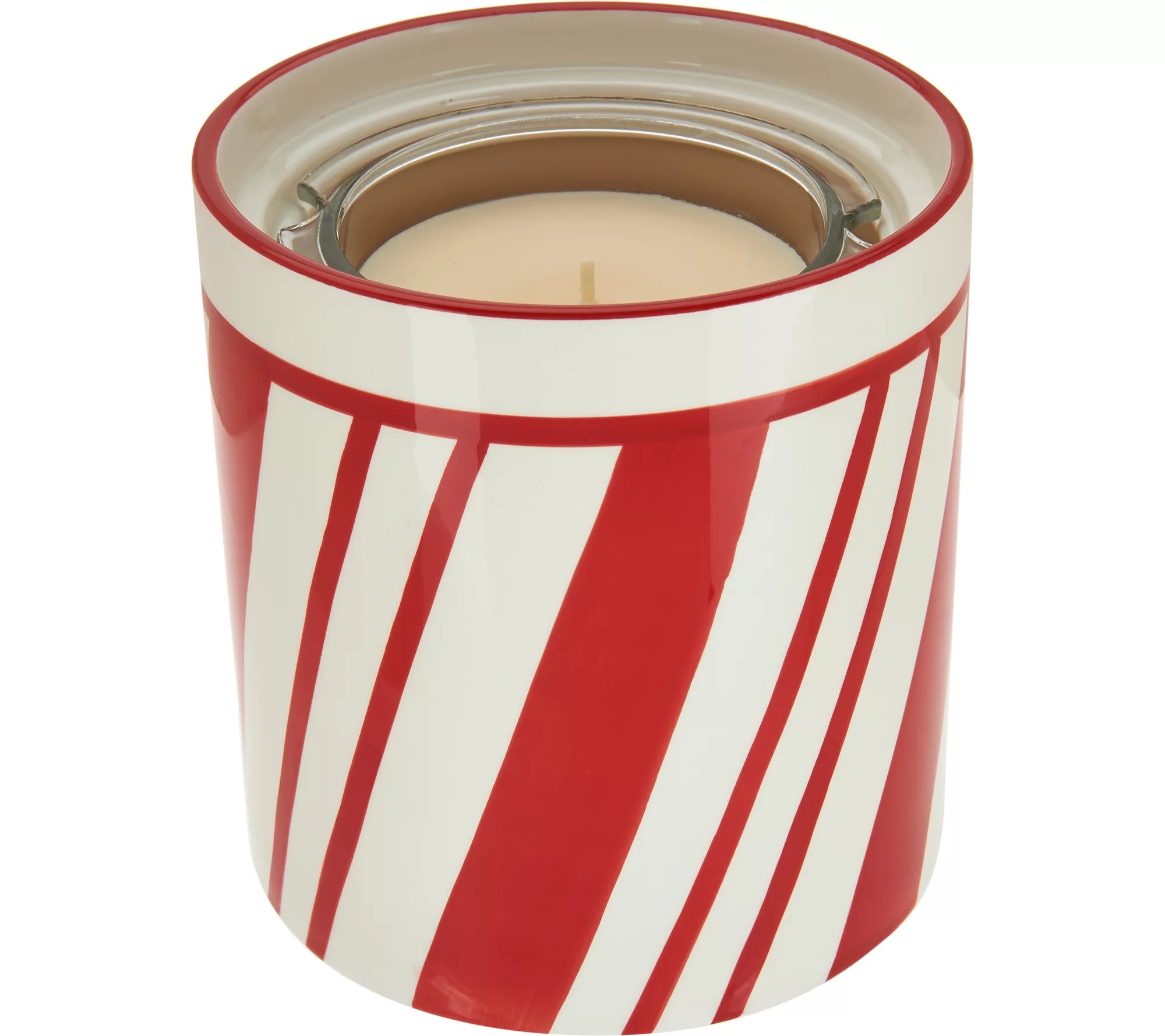 HomeWorx by Harry Slatkin Festive Canister with DropIn Candle