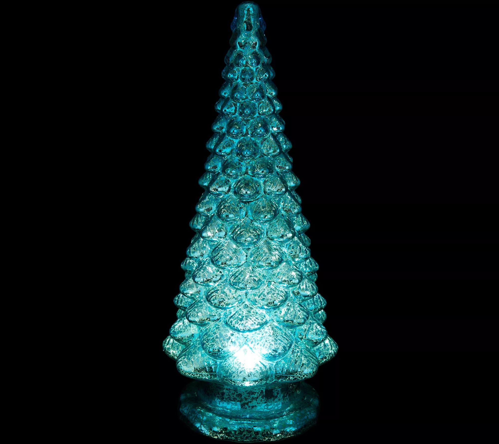 Mercury Glass Kaleidoscope Light Show 16" Tree by Valerie