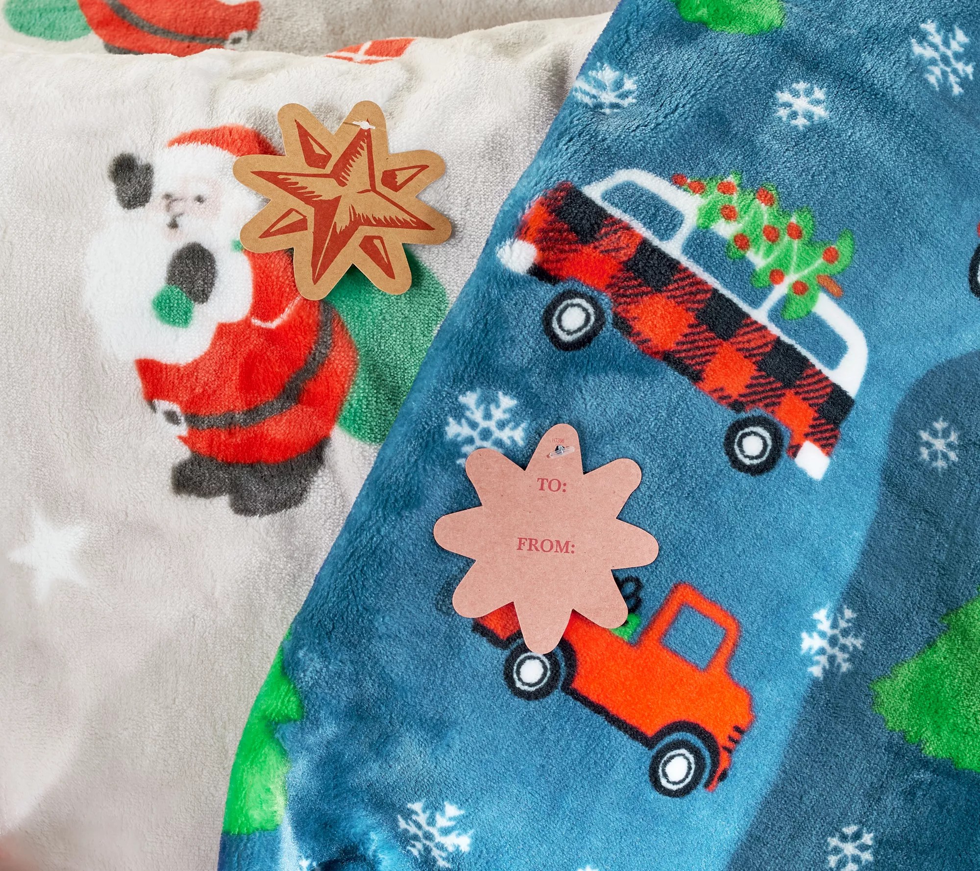 Berkshire Blanket 60"x80" Super Oversized Velvet Soft Holiday Throw