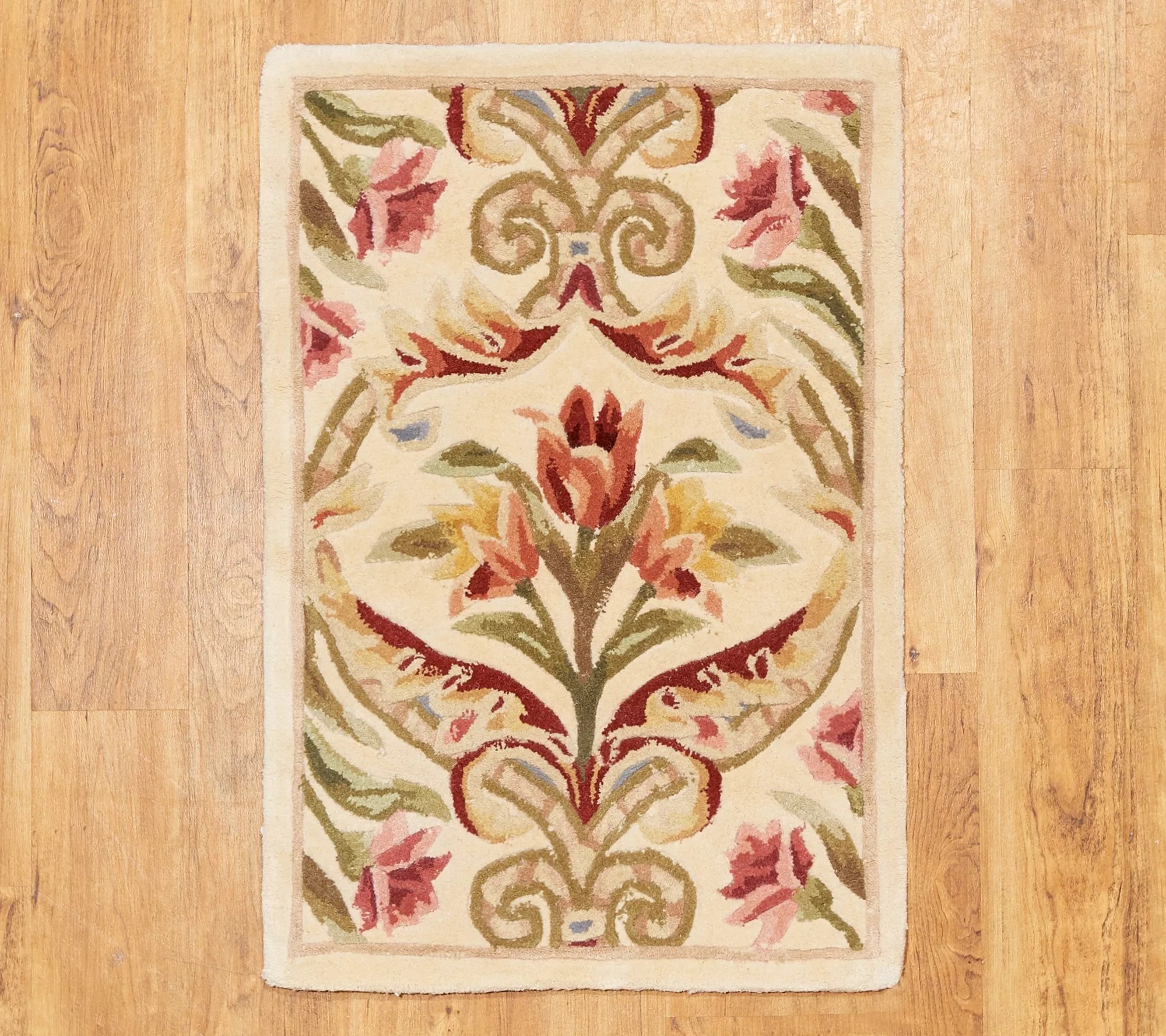 "As Is" Royal Palace 2' x 3' Floral Panel Accent Rug