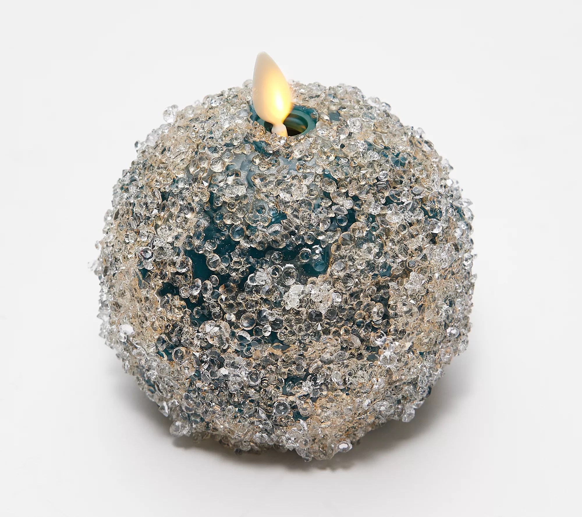 "As Is" Luminara Set2 Flameless Crystal Bead Spheres