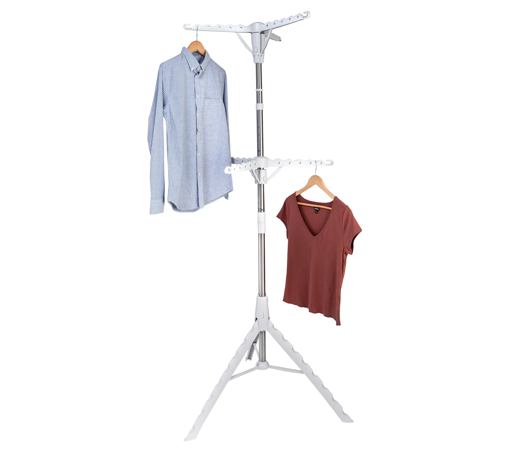 HoneyCanDo 2Tier Tripod Clothes Drying Rack