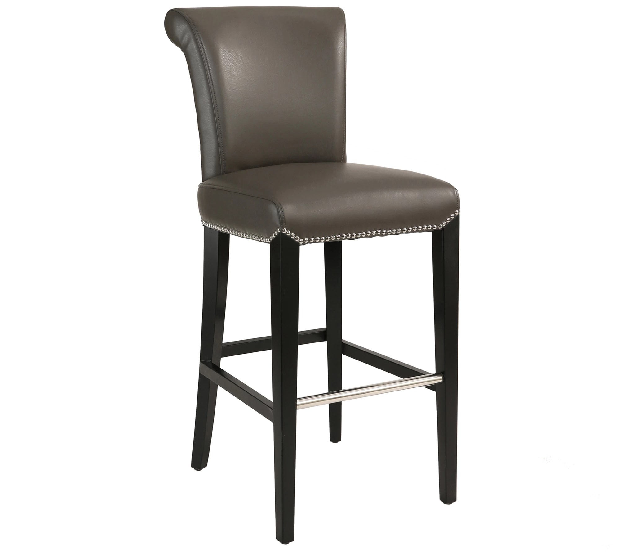 Anjelica Leather Bar Stool