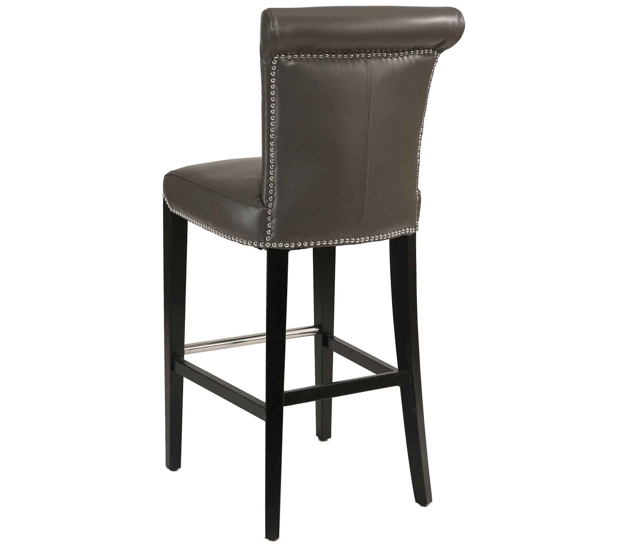 Anjelica Leather Bar Stool