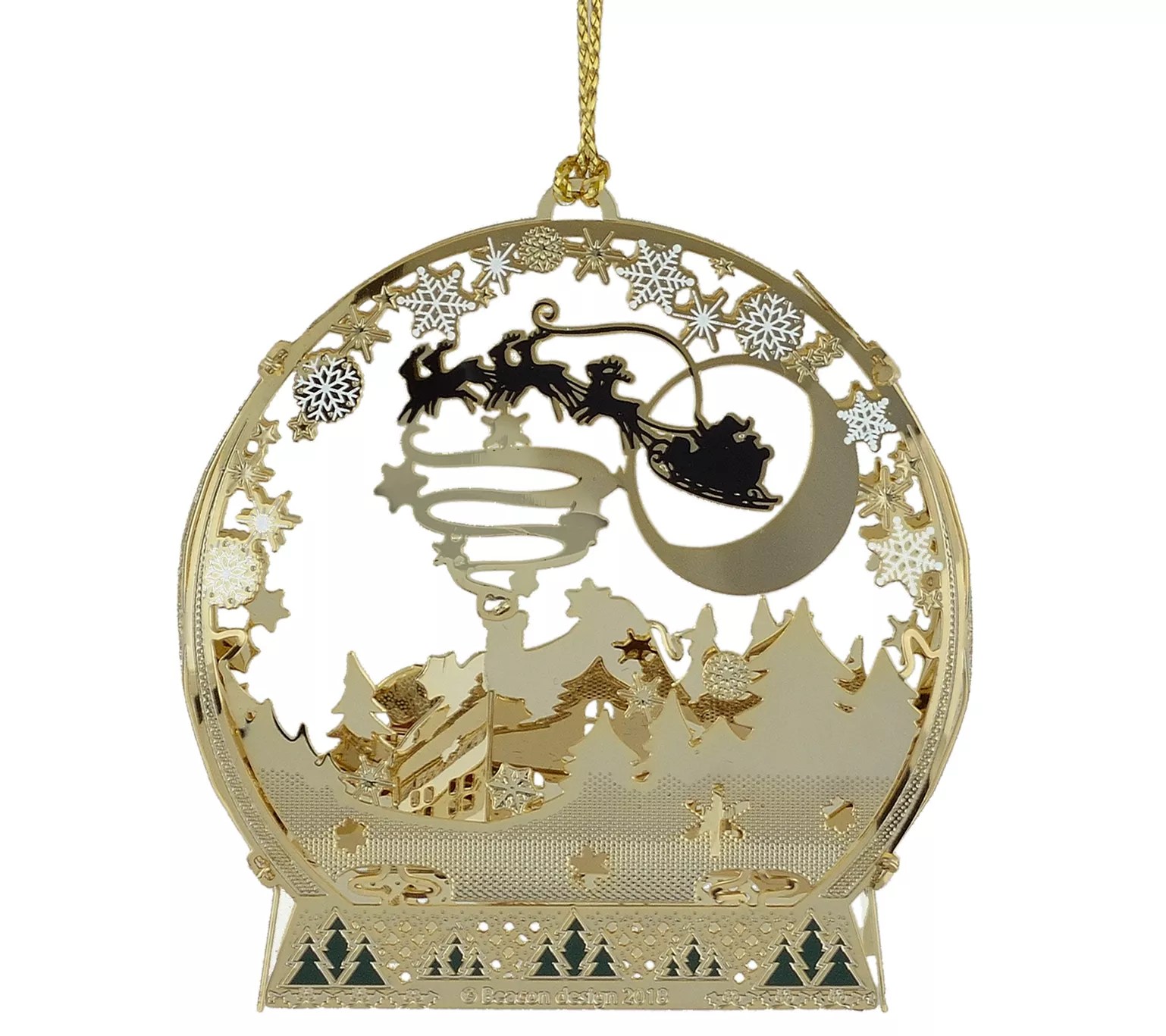 Snow Globe Ornament by Beacon Design