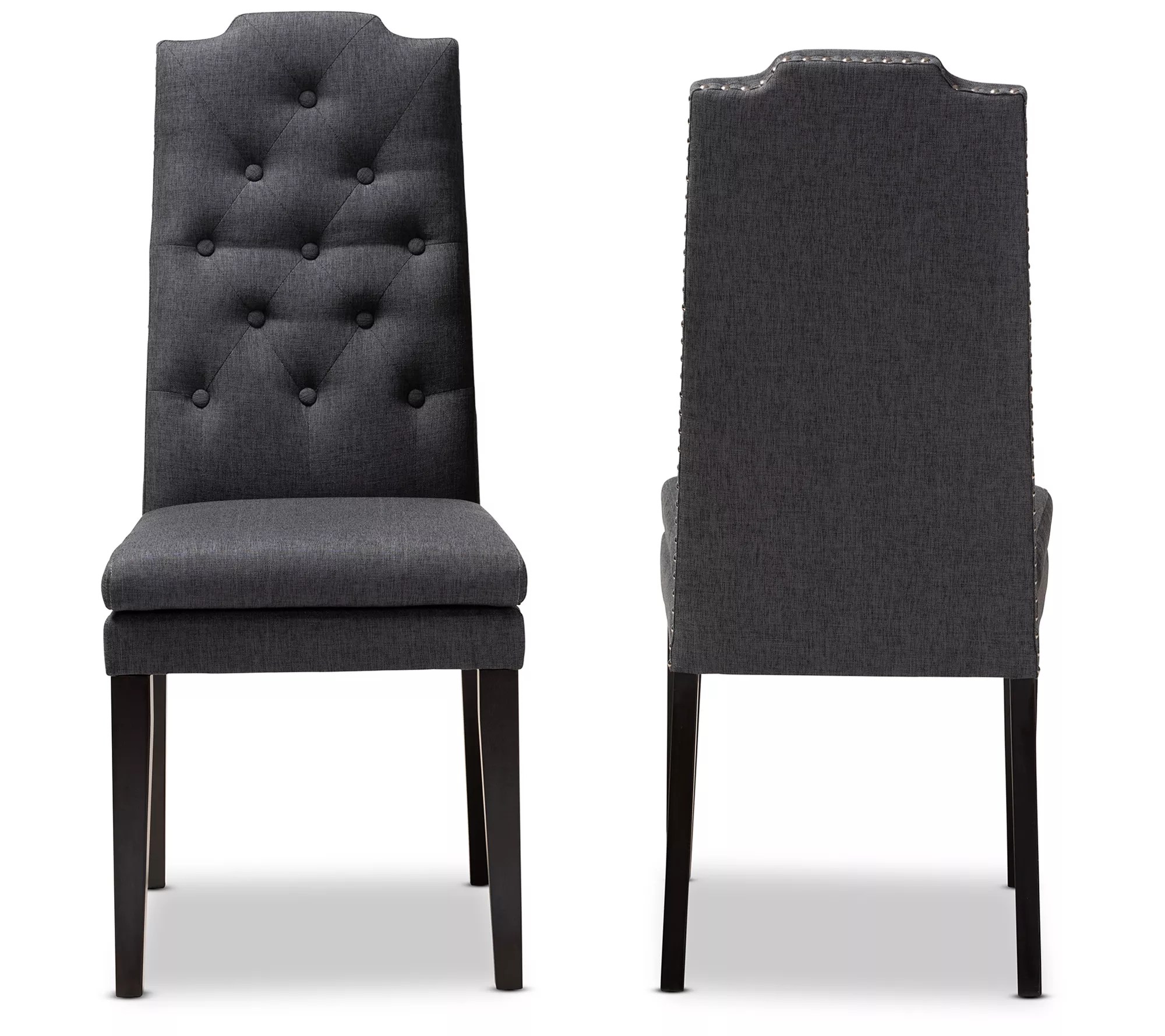 Baxton Studio Dylin Dining Chairs Set of 2