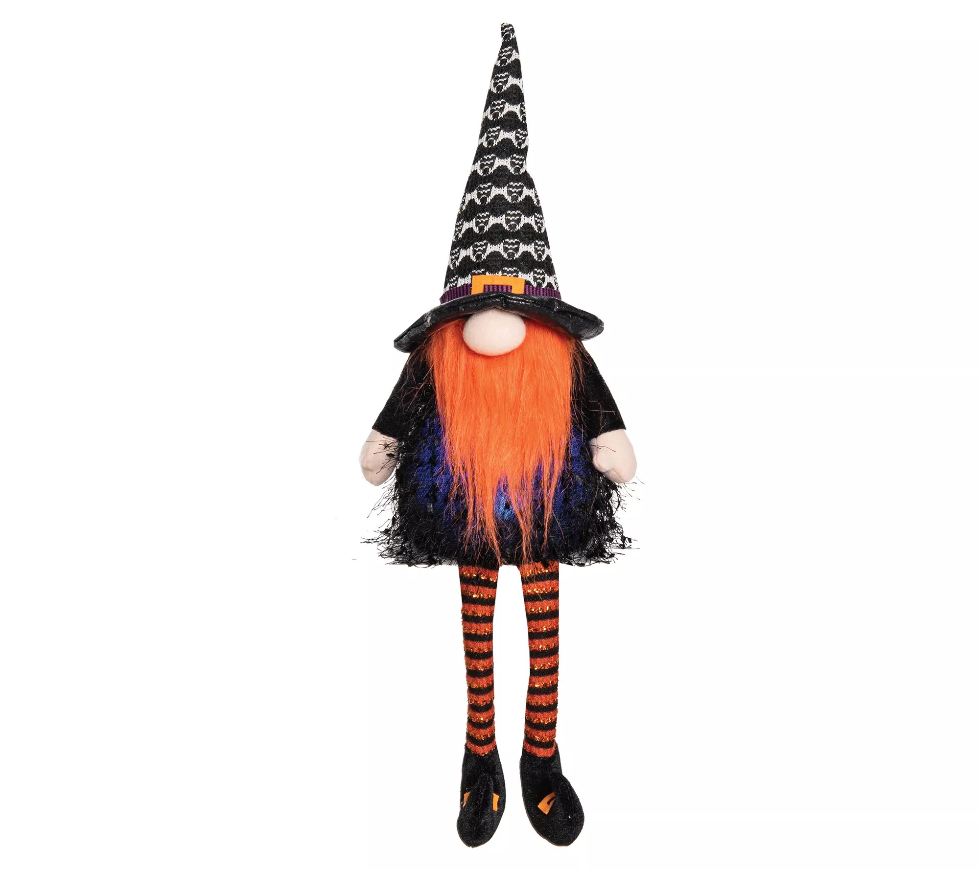 Gallerie II Orange Dangle Leg Gnome Figurine with LED