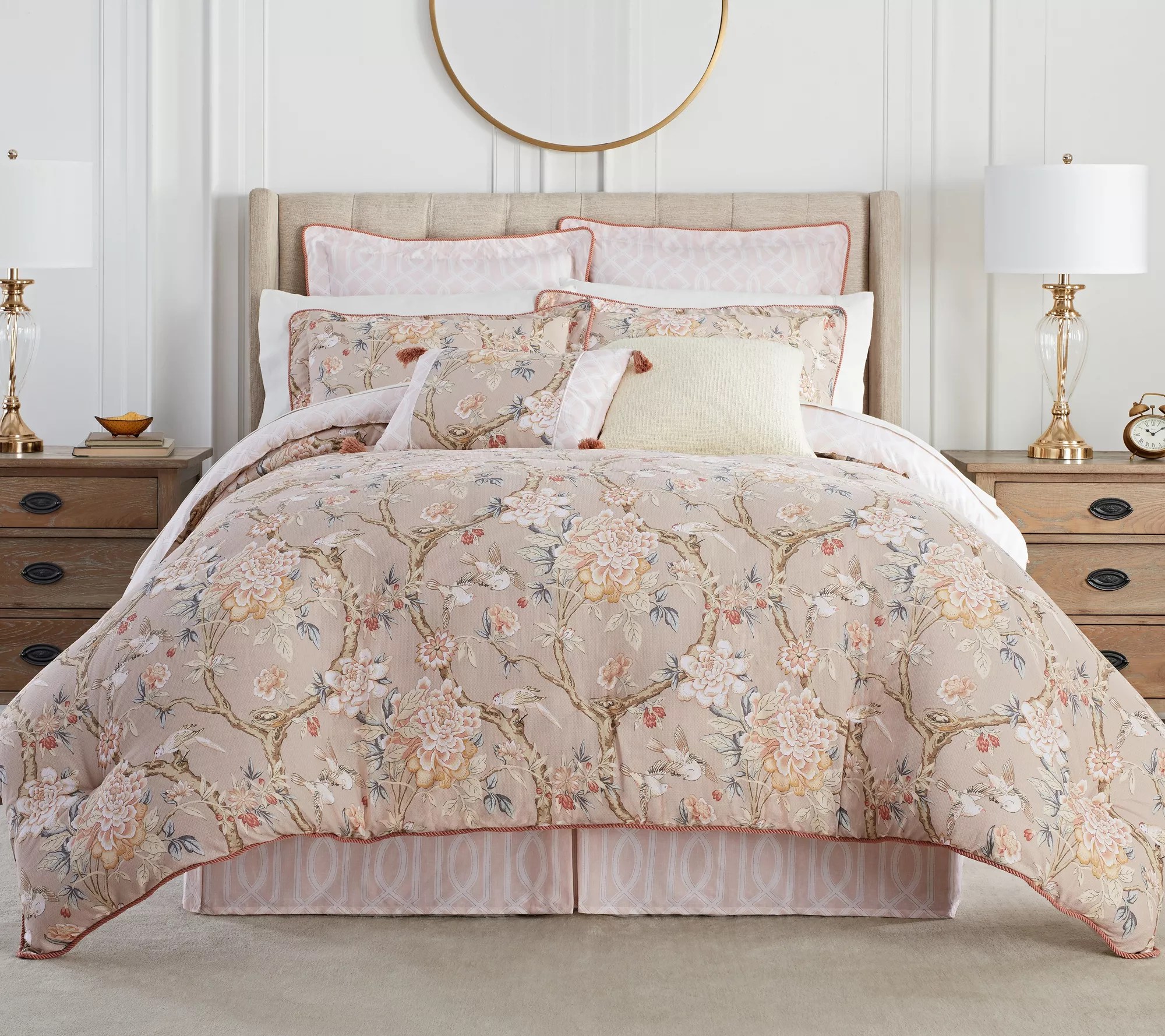 Waverly Mudan 4Piece Queen Comforter Set