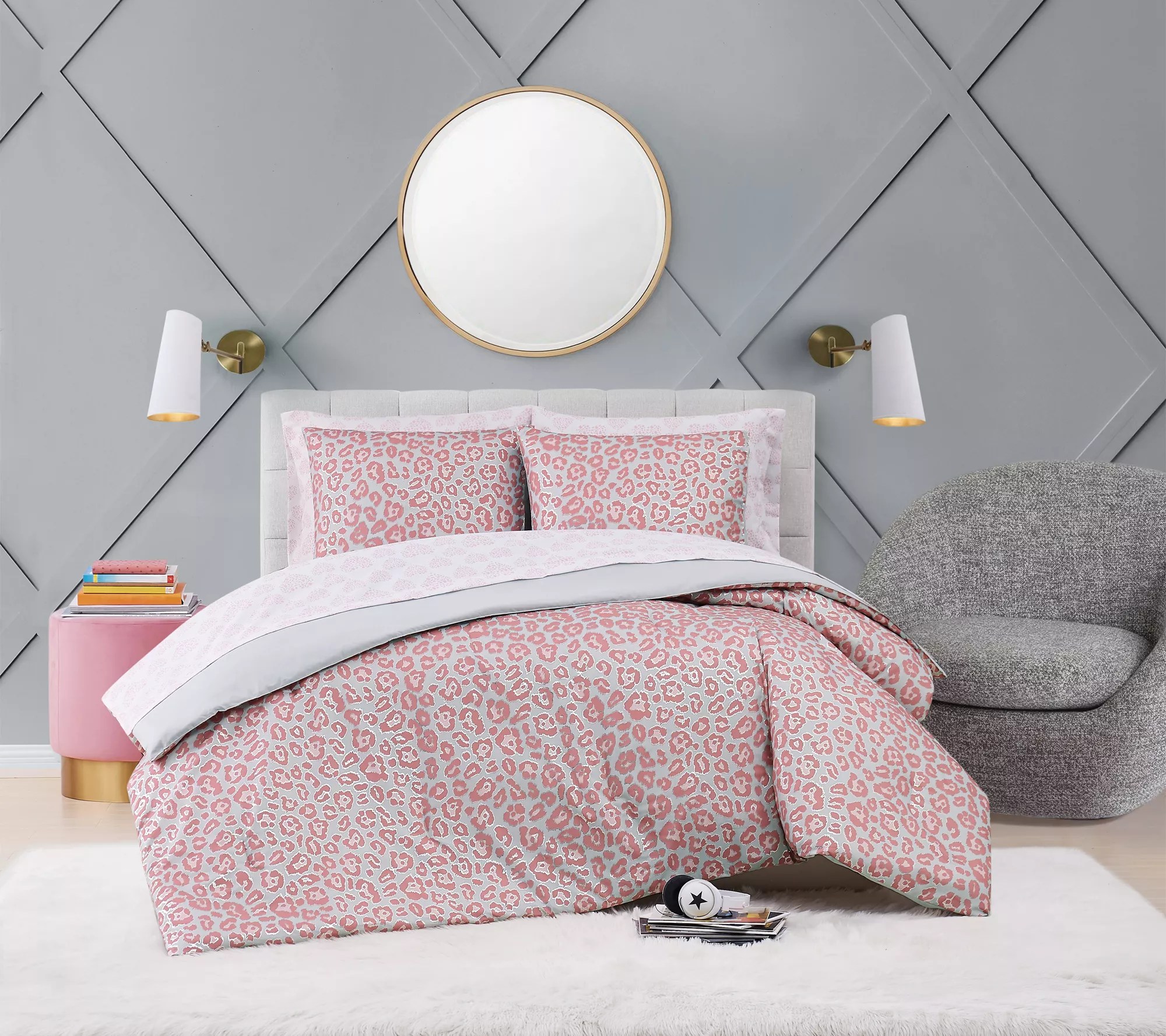 Material Girl Leopard Queen Bed in a Bag