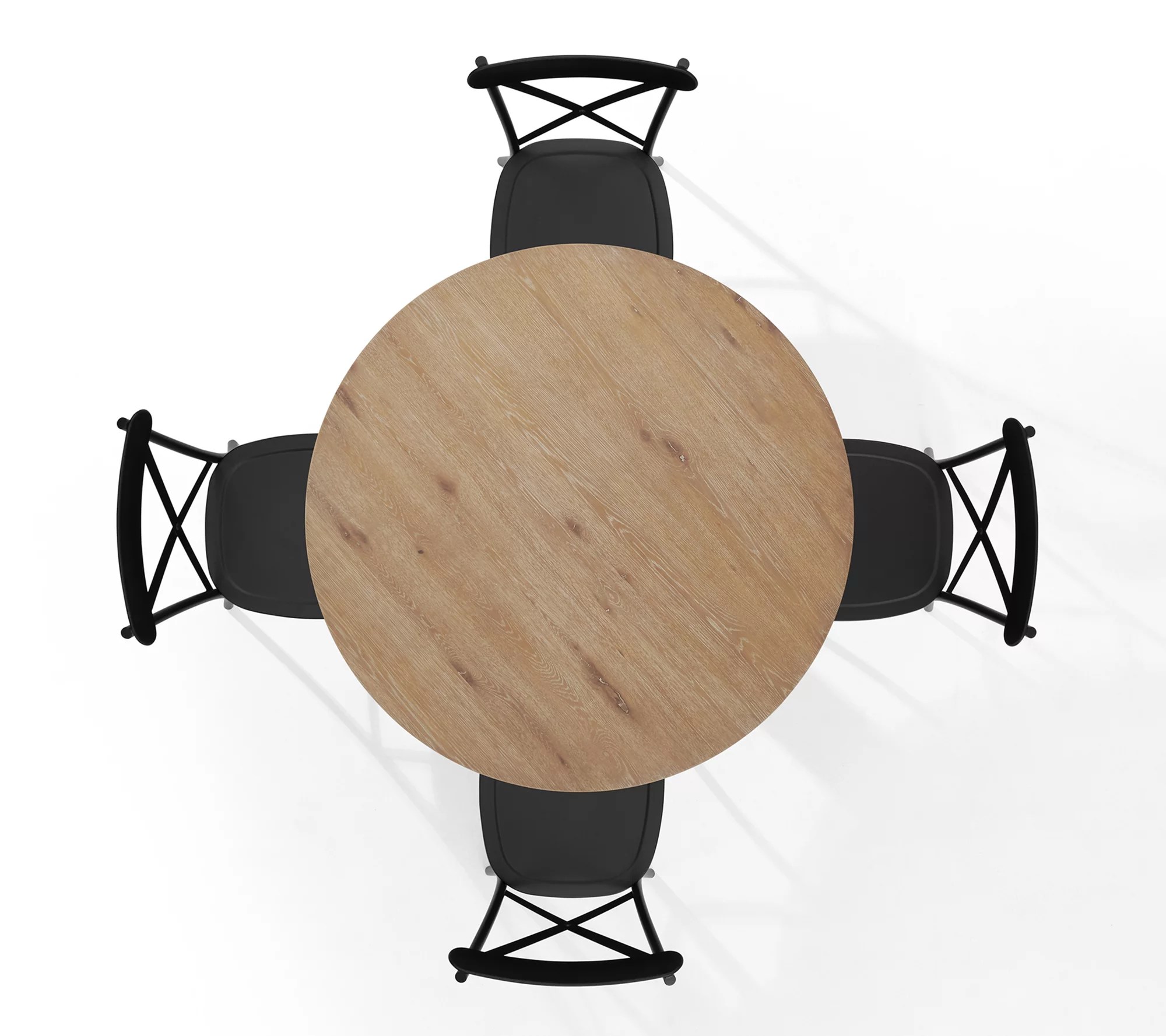 Crosley Joanna 5Pc Round Dining Set with Camille Chairs