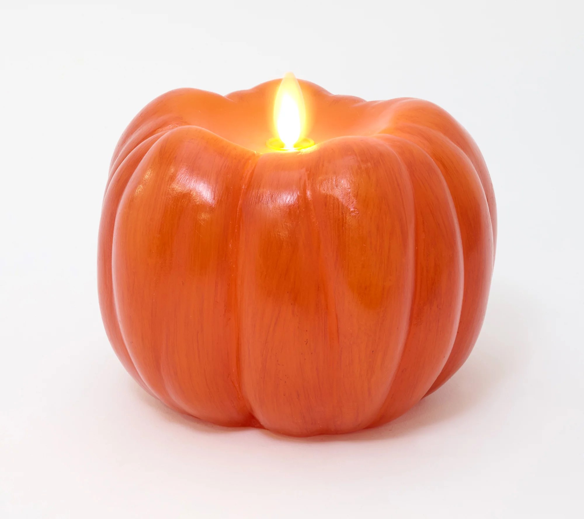 Luminara Indoor Flameless Painted Pumpkin