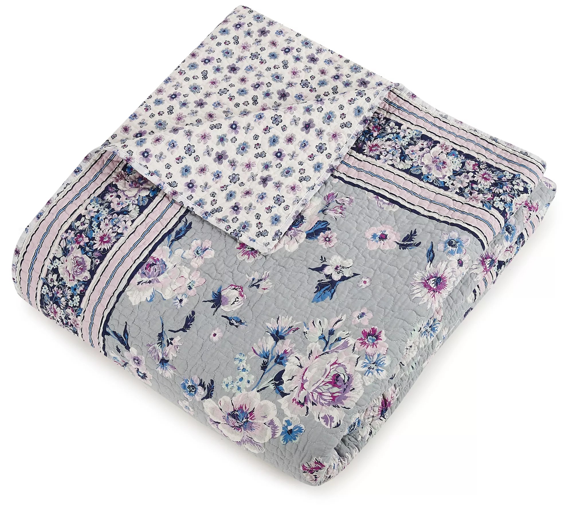 Vera Bradley Park Stripes Twin/TXL Quilt