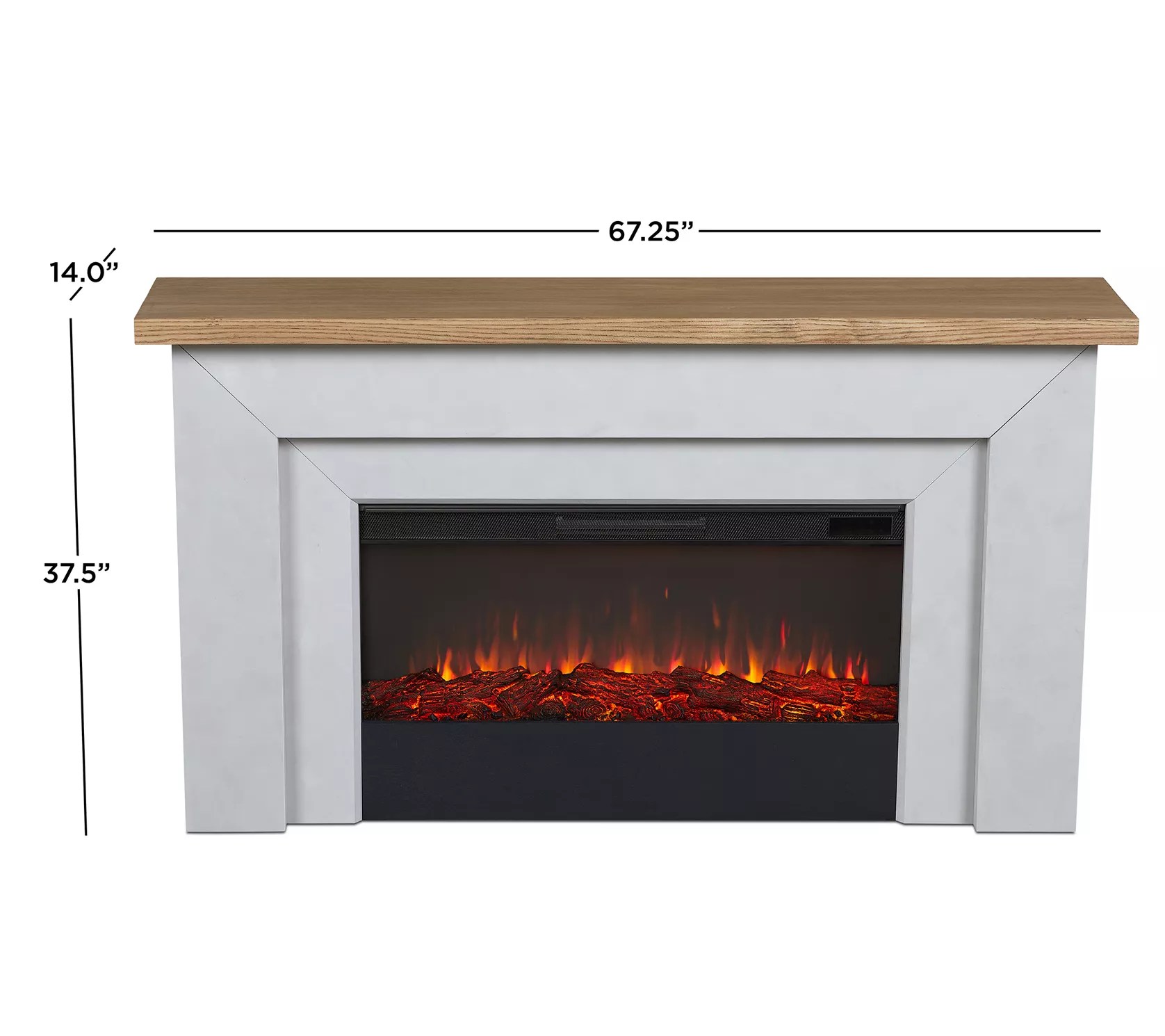 Real Flame Malie 68" Landscape Electric Fireplace