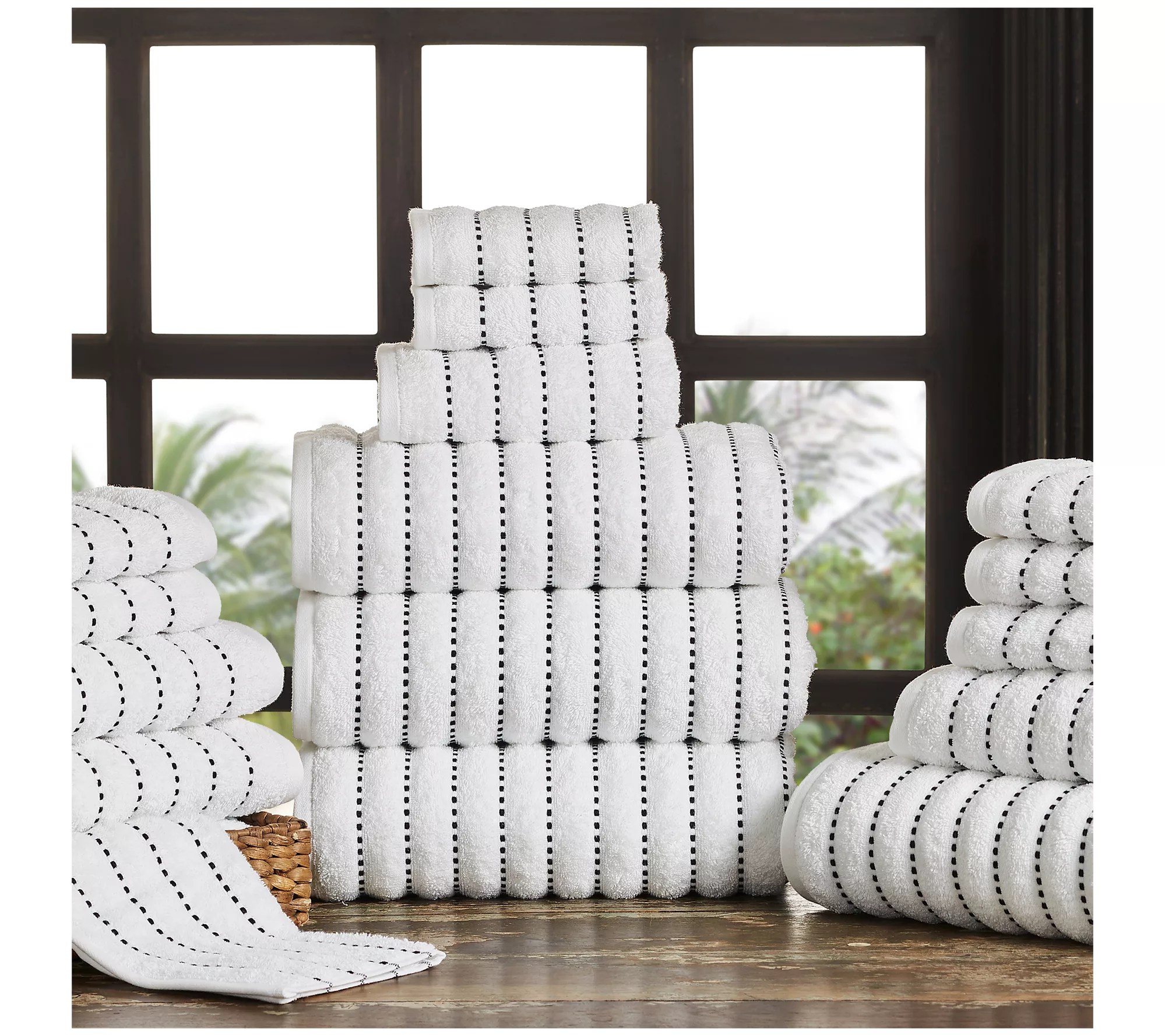 Superior Wave Organic Cotton QuickDrying 16Piece Towel Set