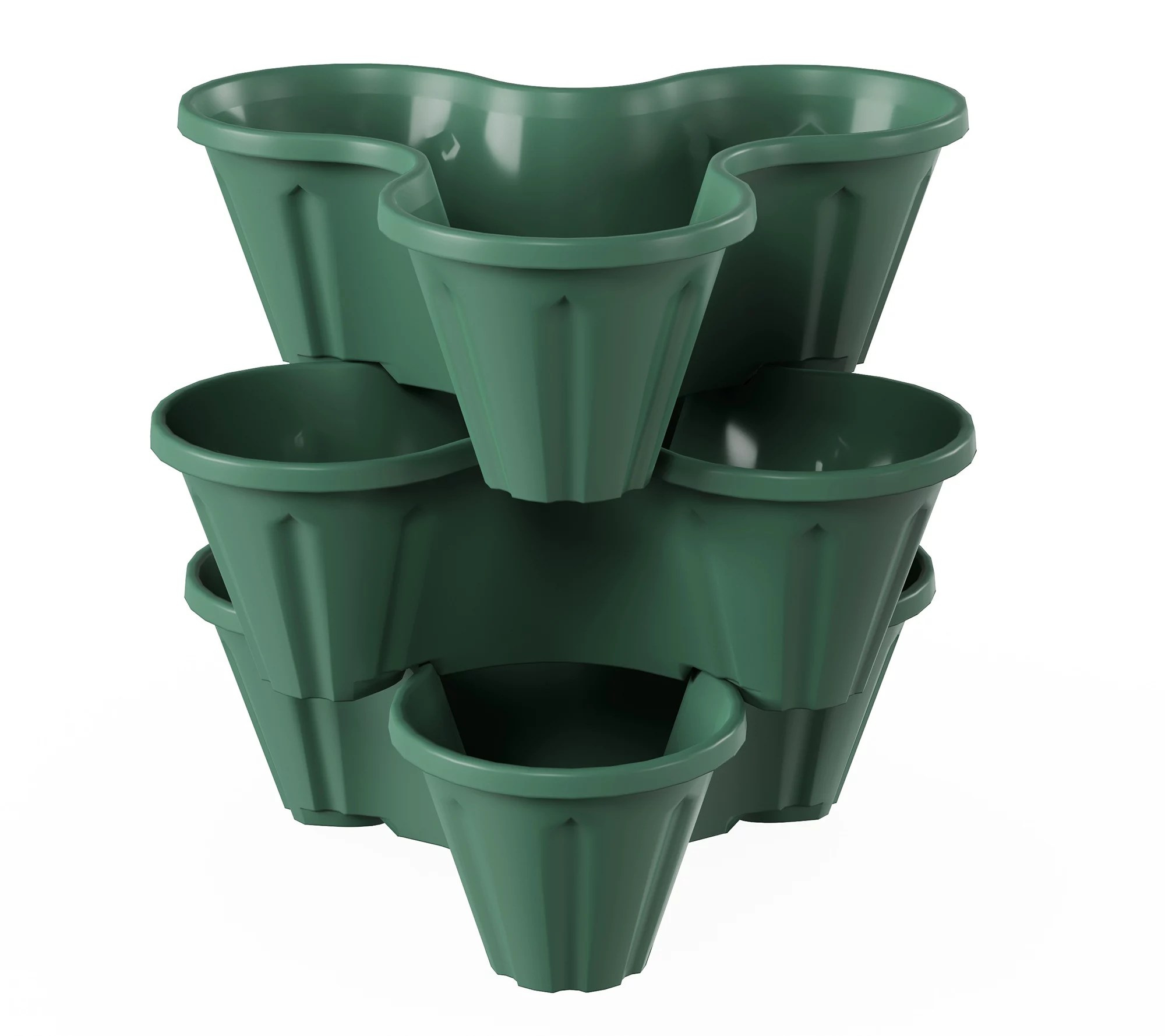 Pure Garden 3 Tier Stacking Planter Tower