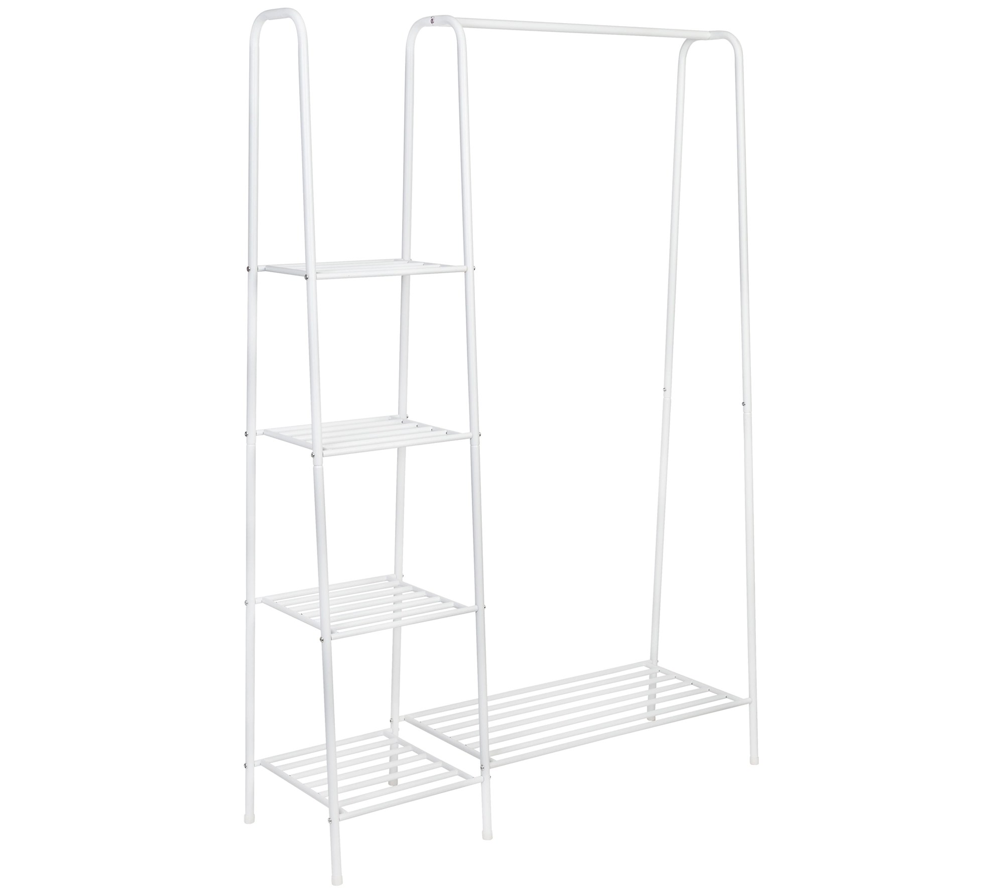HoneyCanDo Freestanding Closet With Clothes Rack