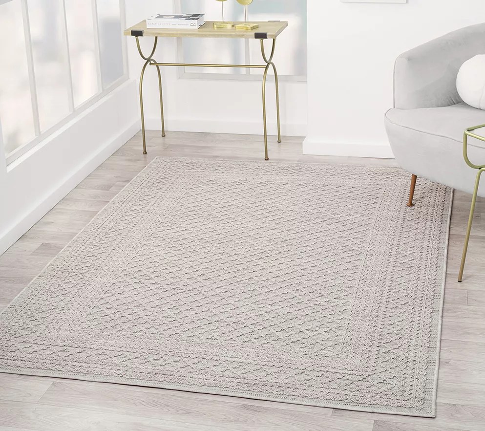 Ox Bay Lattice PET Indoor/Outdoor Area Rug, 7'10" x 8'10"