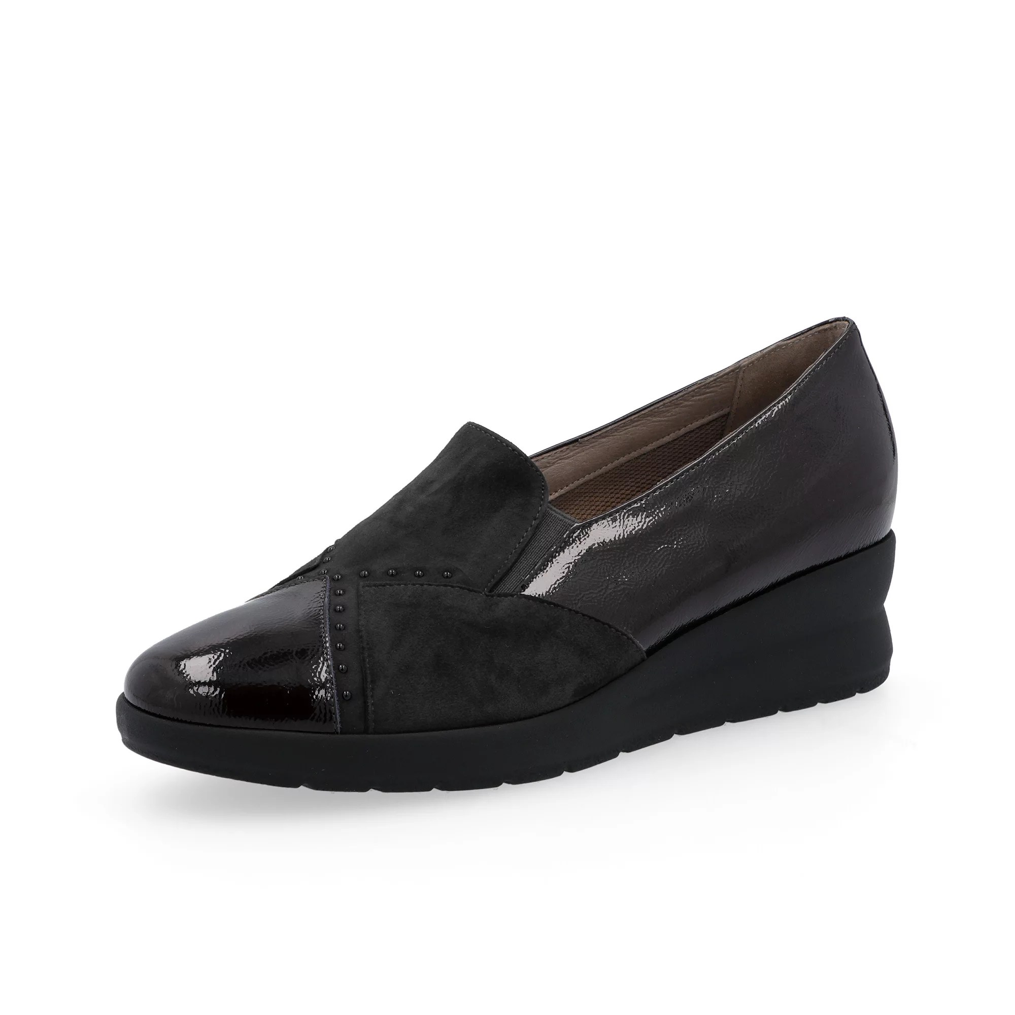 Soffice Sogno Mocassino in pelle con zeppa 14.5cm QVC Italia