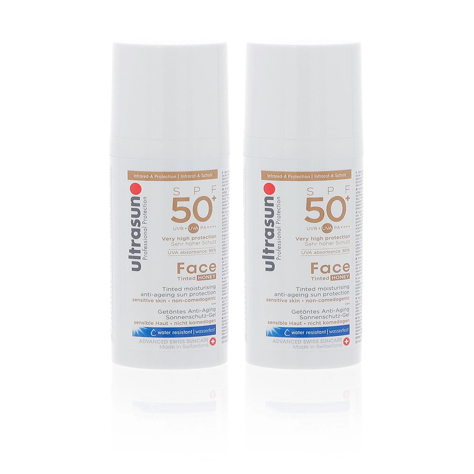 Ultrasun Face Tinted Honey Crema colorata SPF50+ (2 pz) QVC Italia
