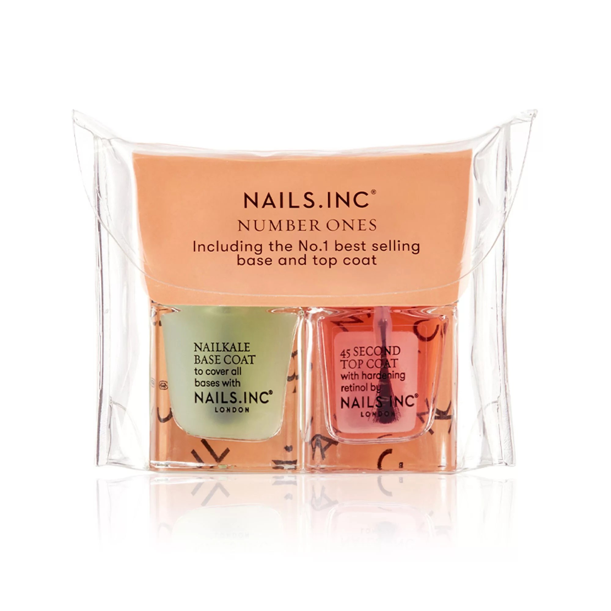 Nails inc. Duo trattamenti unghie Base e Top Coat QVC Italia