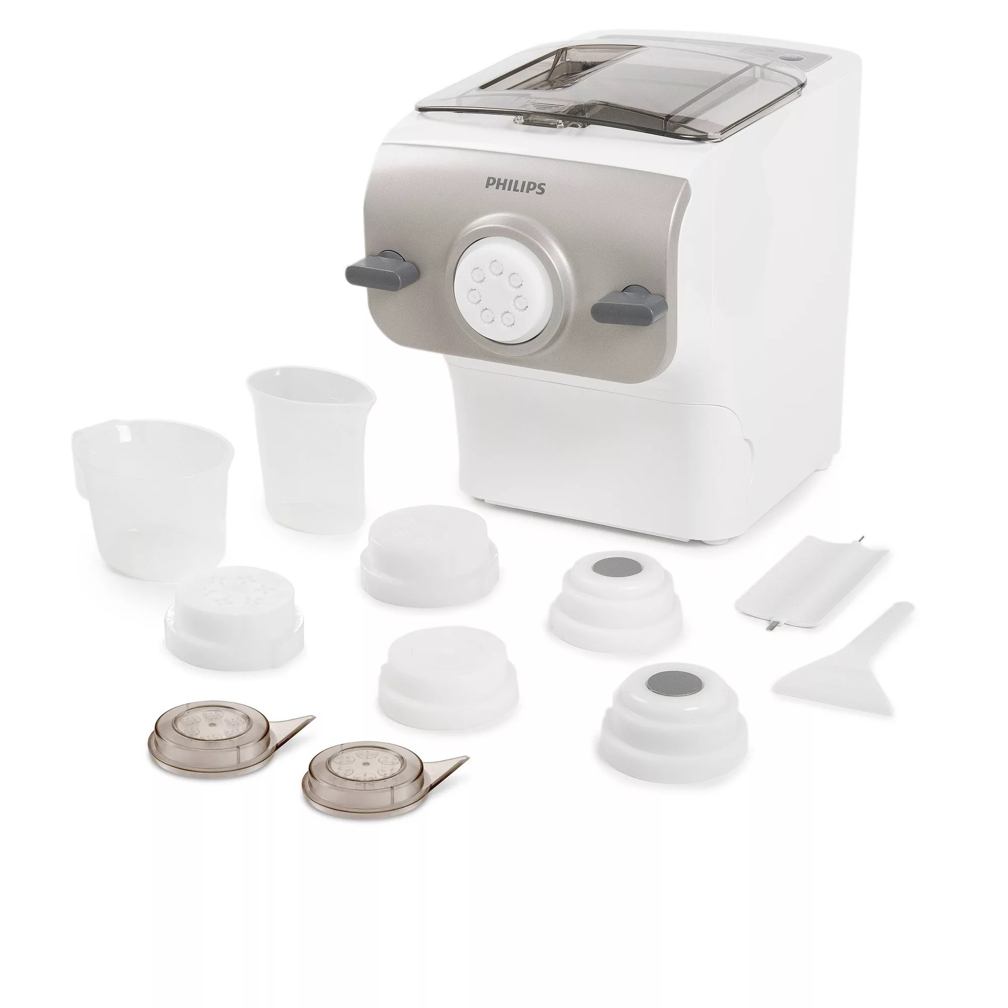 Philips Pasta Maker con 6 trafile e libro ricette di Romina Baratta