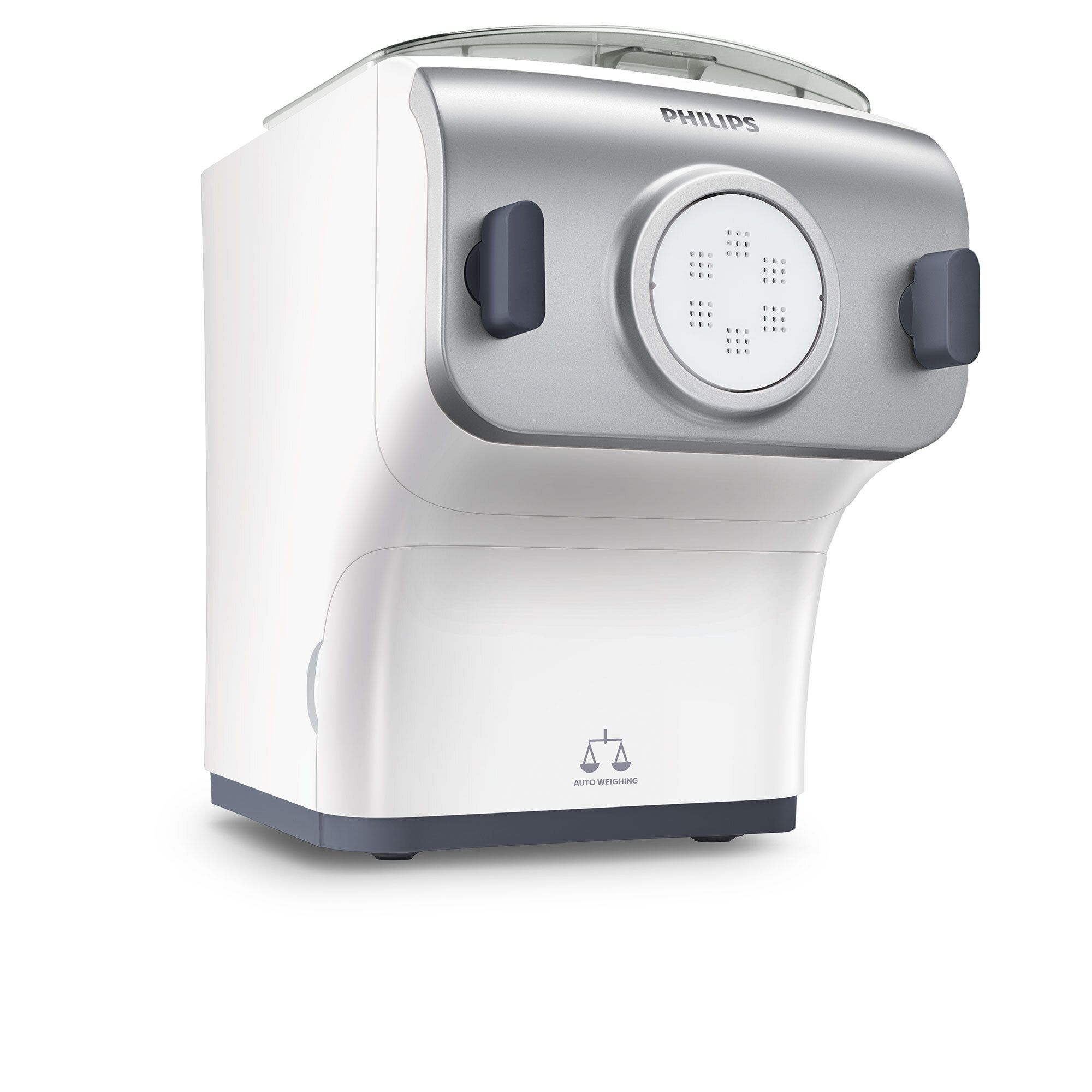 Philips Pasta Maker HR2353/09 + 4 trafile e bilancia QVC Italia