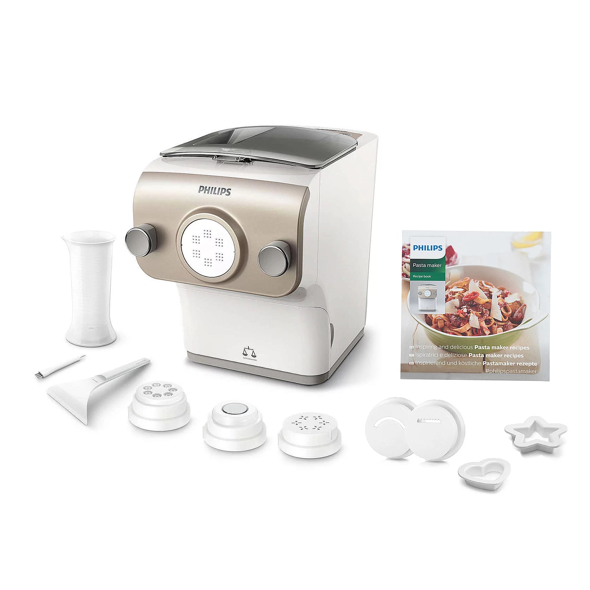Philips Pasta Maker Avance HR2380/05 e 6 trafile QVC Italia