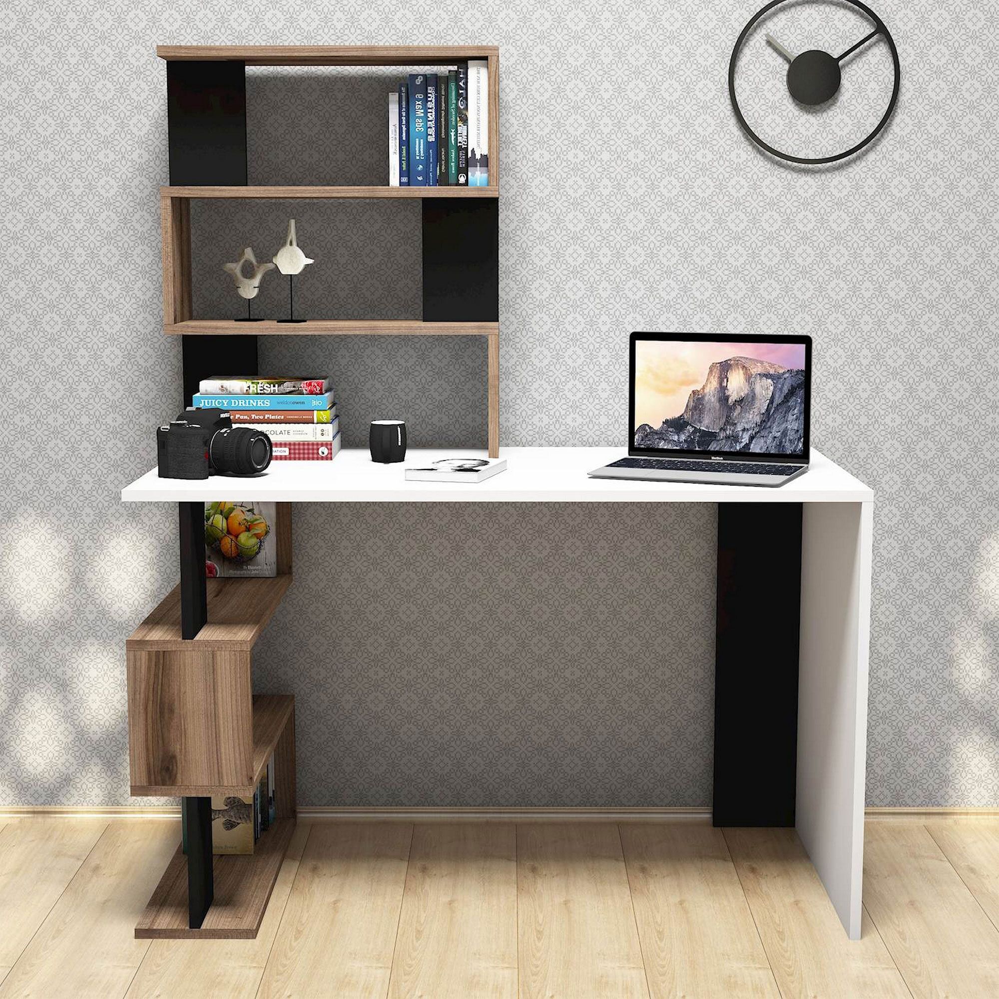 Homemania Scrivania Snap con scaffale QVC Italia