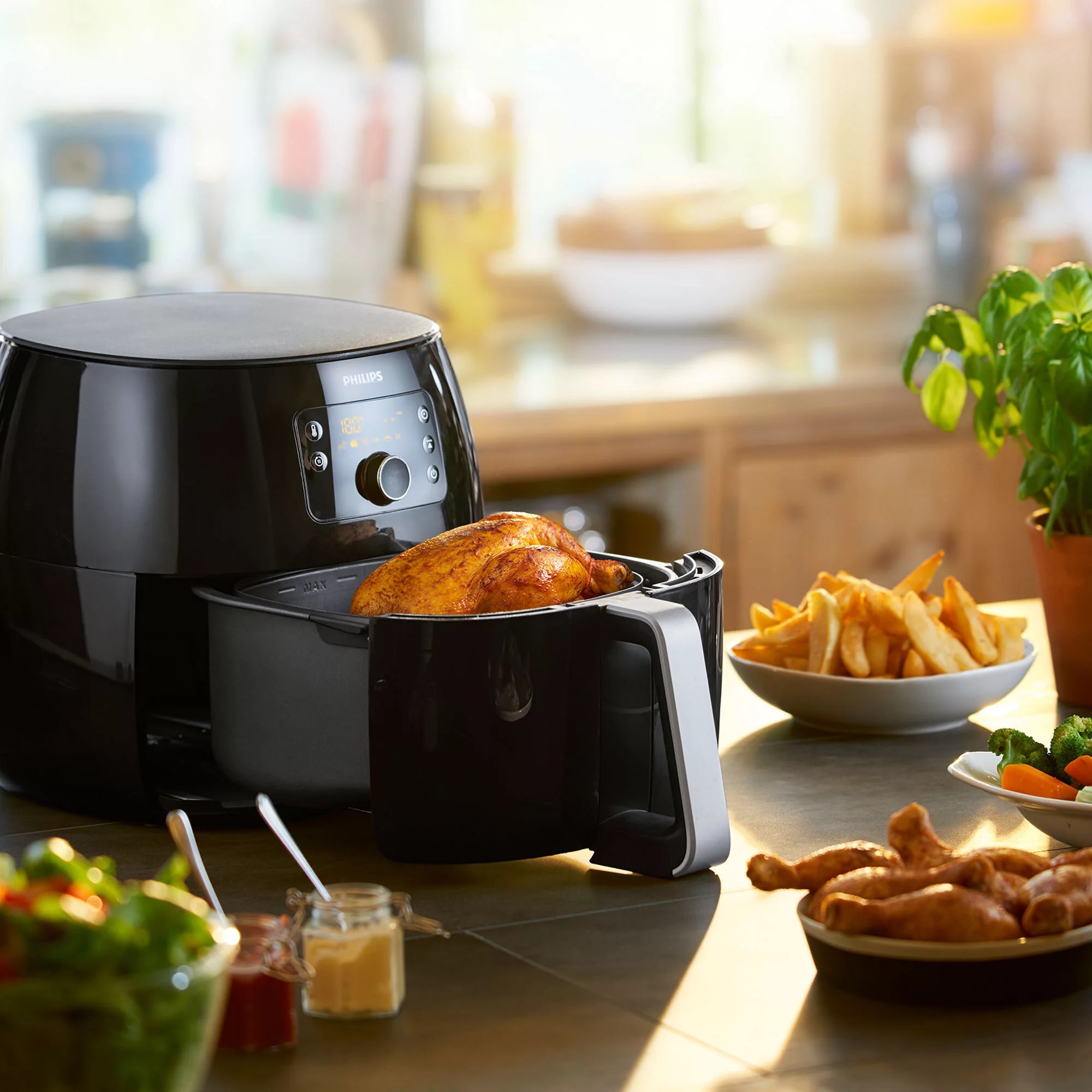 Philips Friggitrice ad aria Airfryer Premium XXL HD 9762/90 QVC Italia