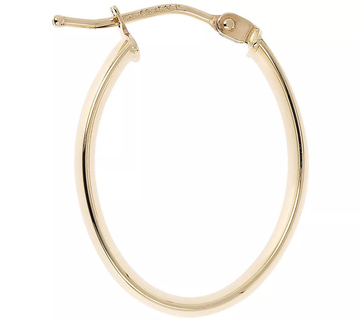 EternaGold 3/4" Oval Hoop Earrings, 14K Gold