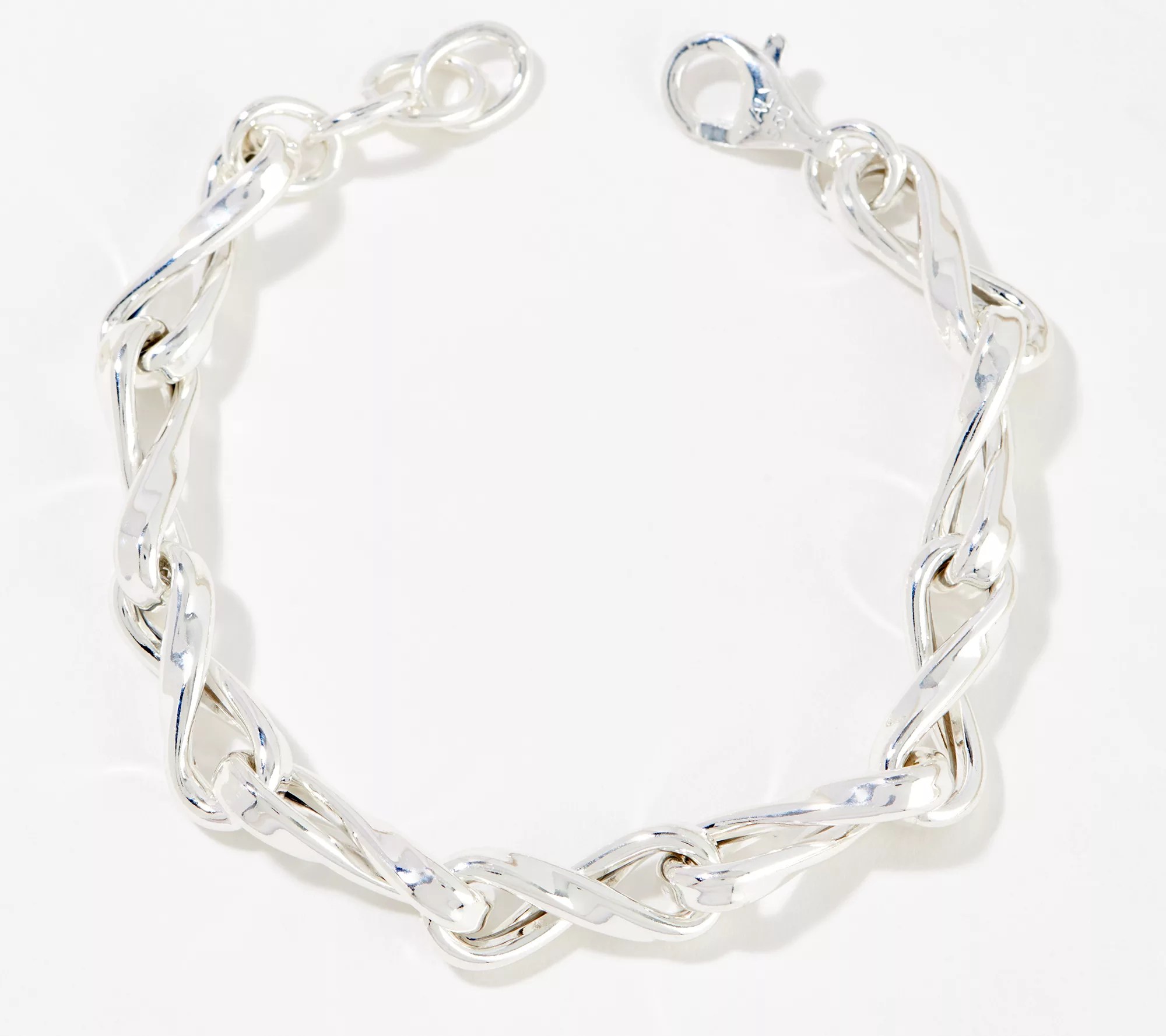 Ultrafine 950 Silver Multiple Link Bracelet, 1116.5g