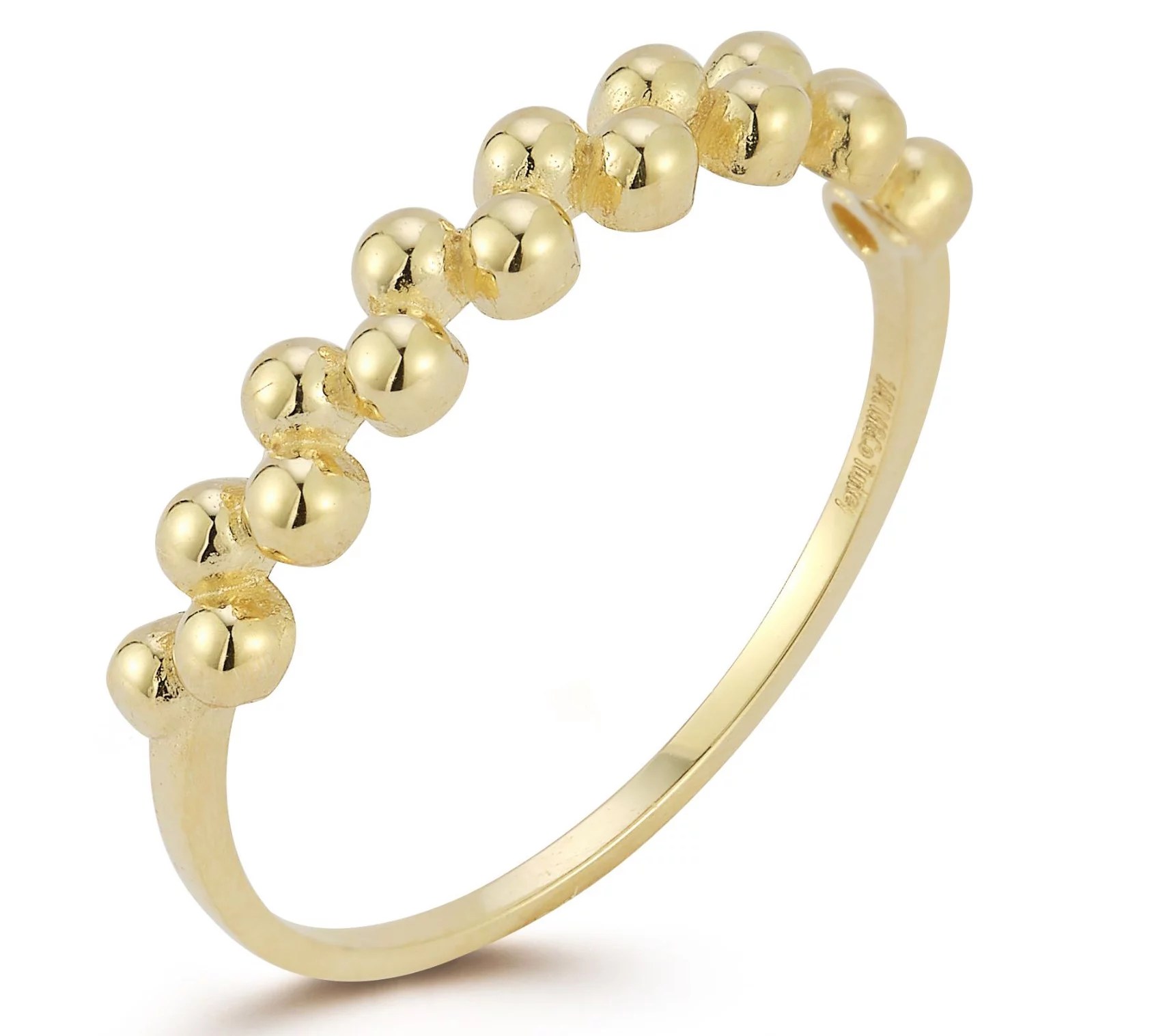 Luminosa Gold Ball Ring, 14K