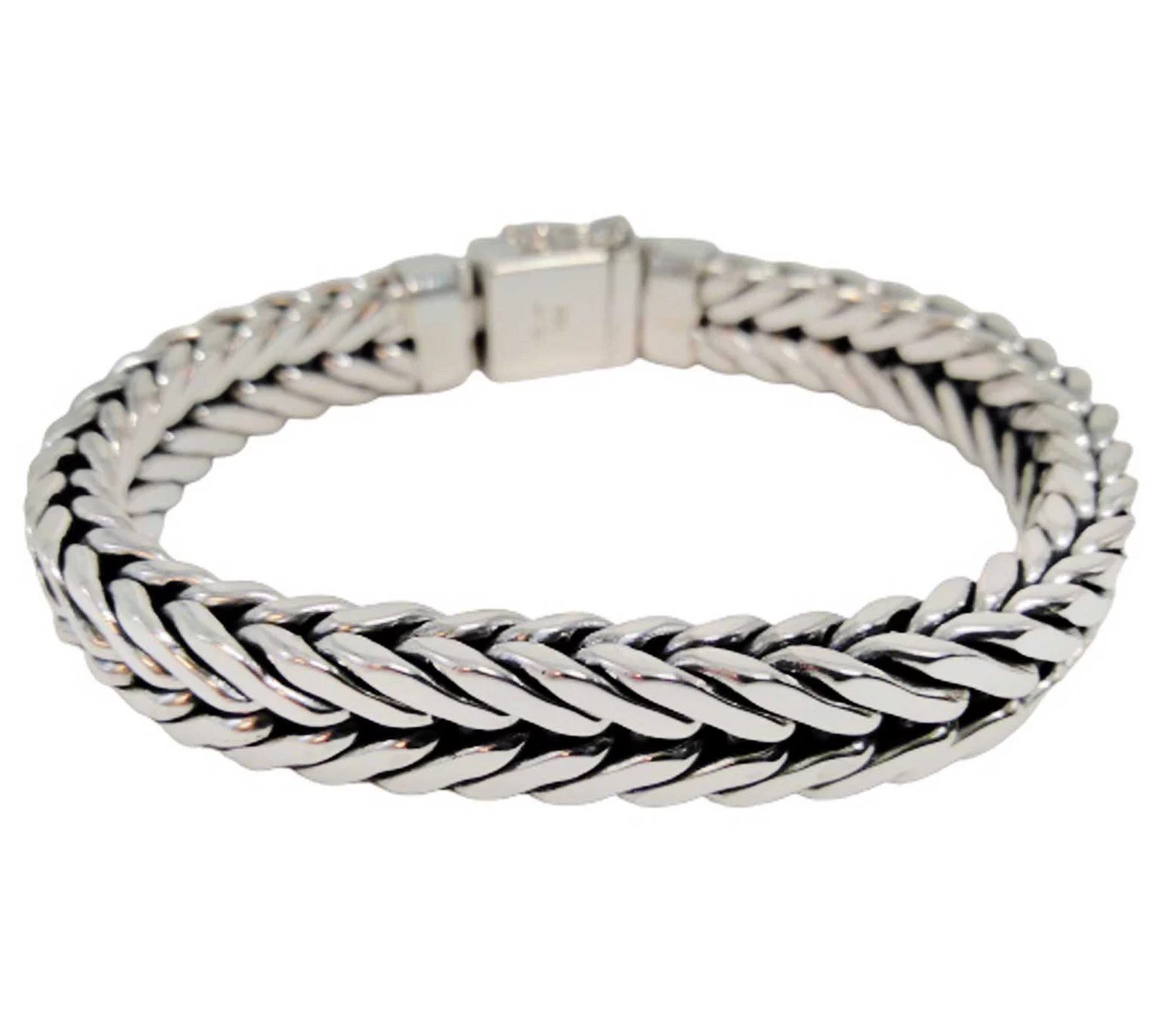 Artisan Crafted by Robert Manse Men's Wide Foxtail Bracelet
