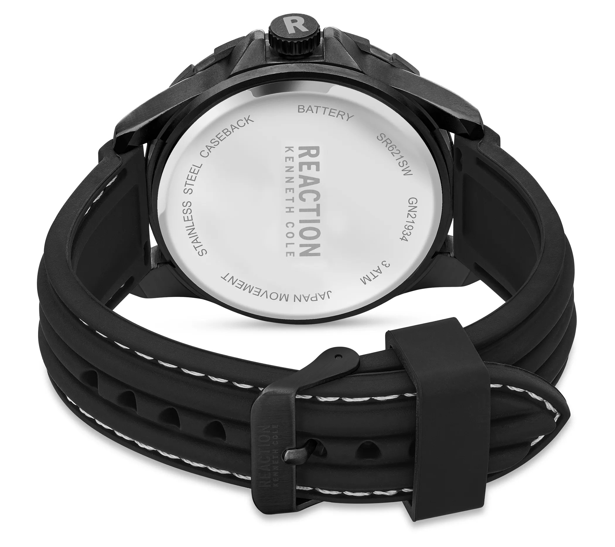 Cole Reaction Men's Sport Black Silicone Strap Watch