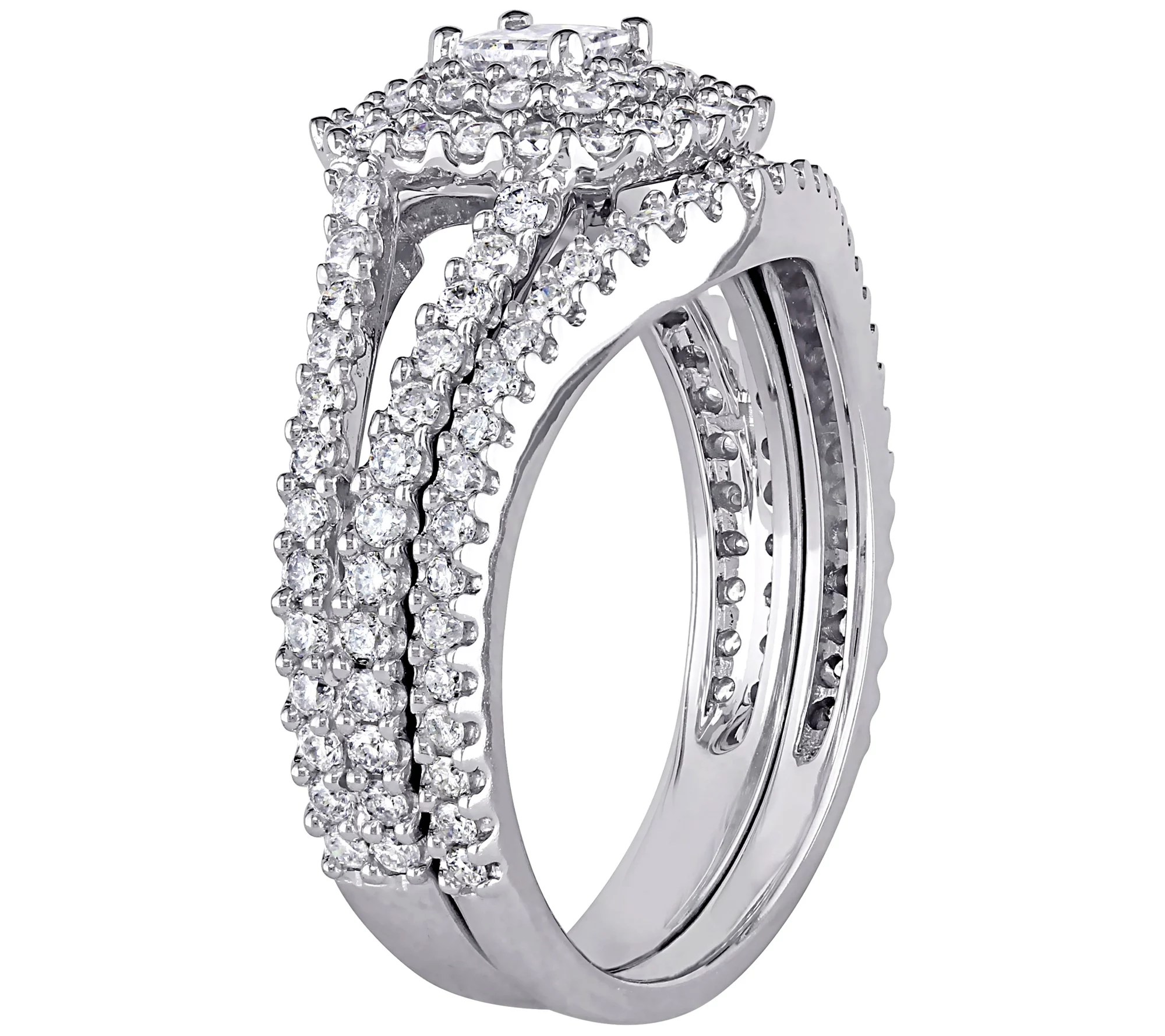 Affinity 14K 1.20 cttw Diamond Bridal Ring Set