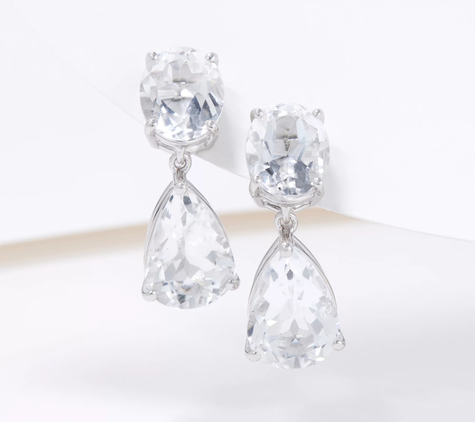 Vault Discoveries Arkansas Crystal Quartz Earring, Sterl