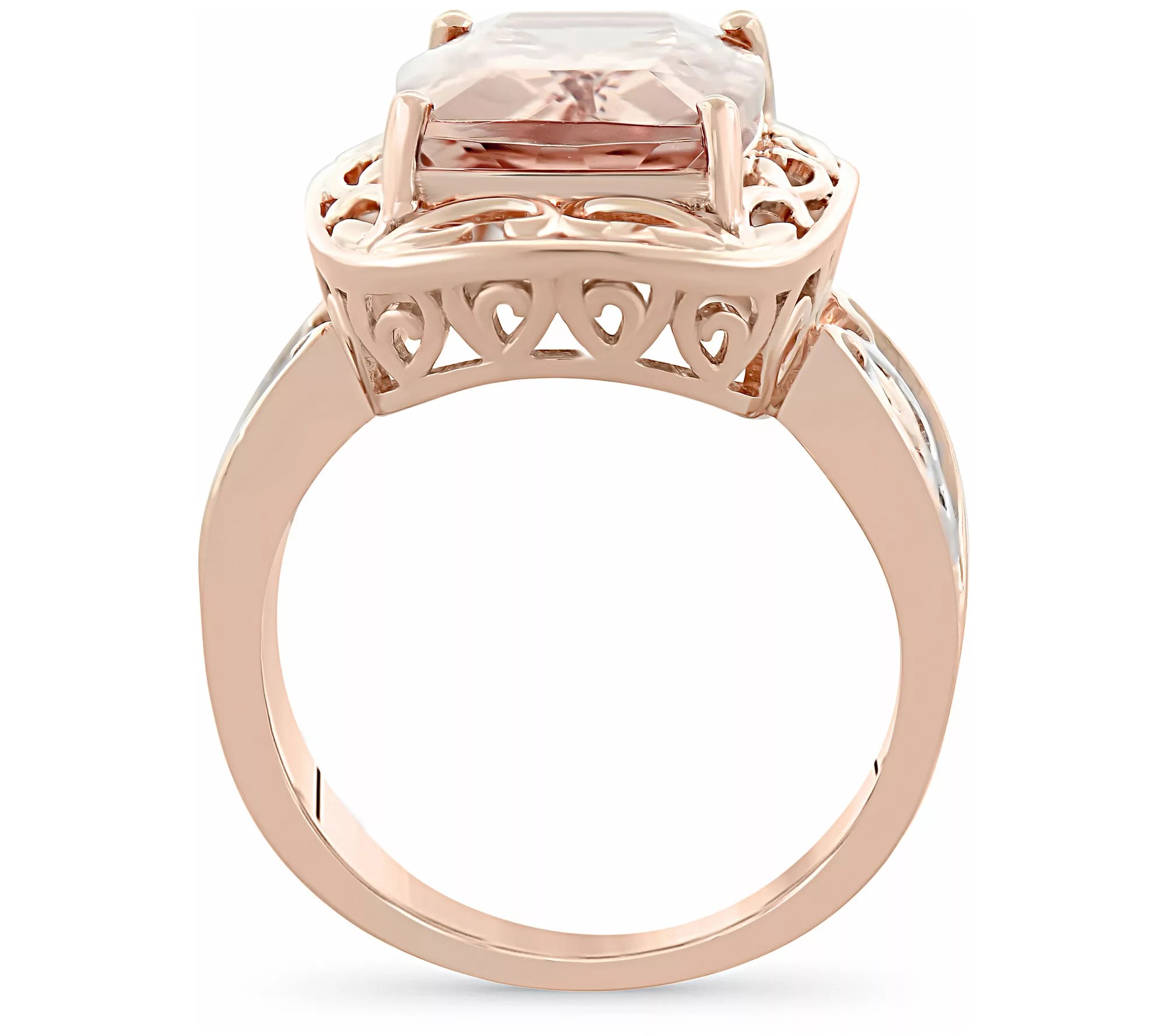 14K Rose Gold 5.75 cttw Ring