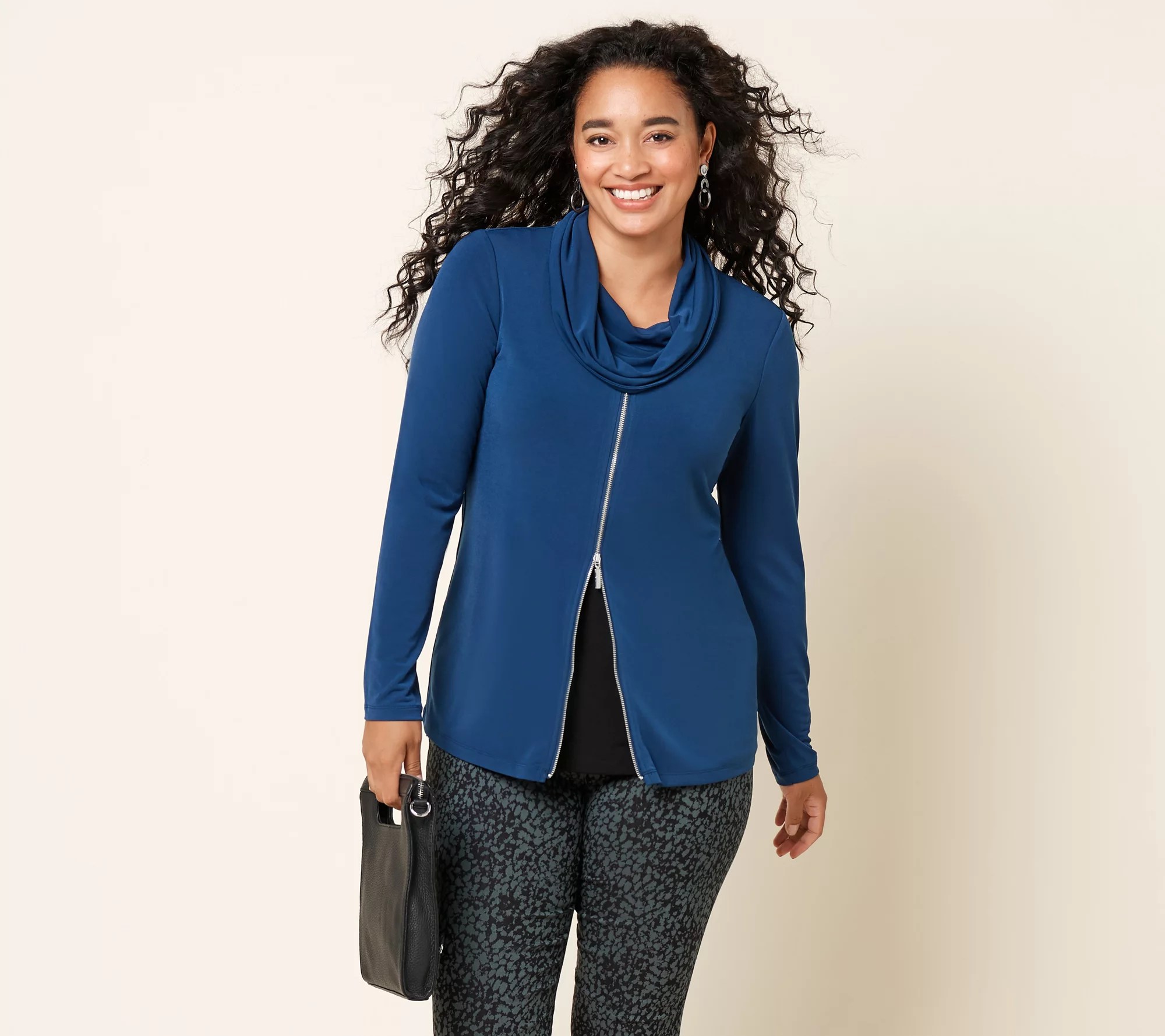 Susan Graver Textured and Polished Link Earrings