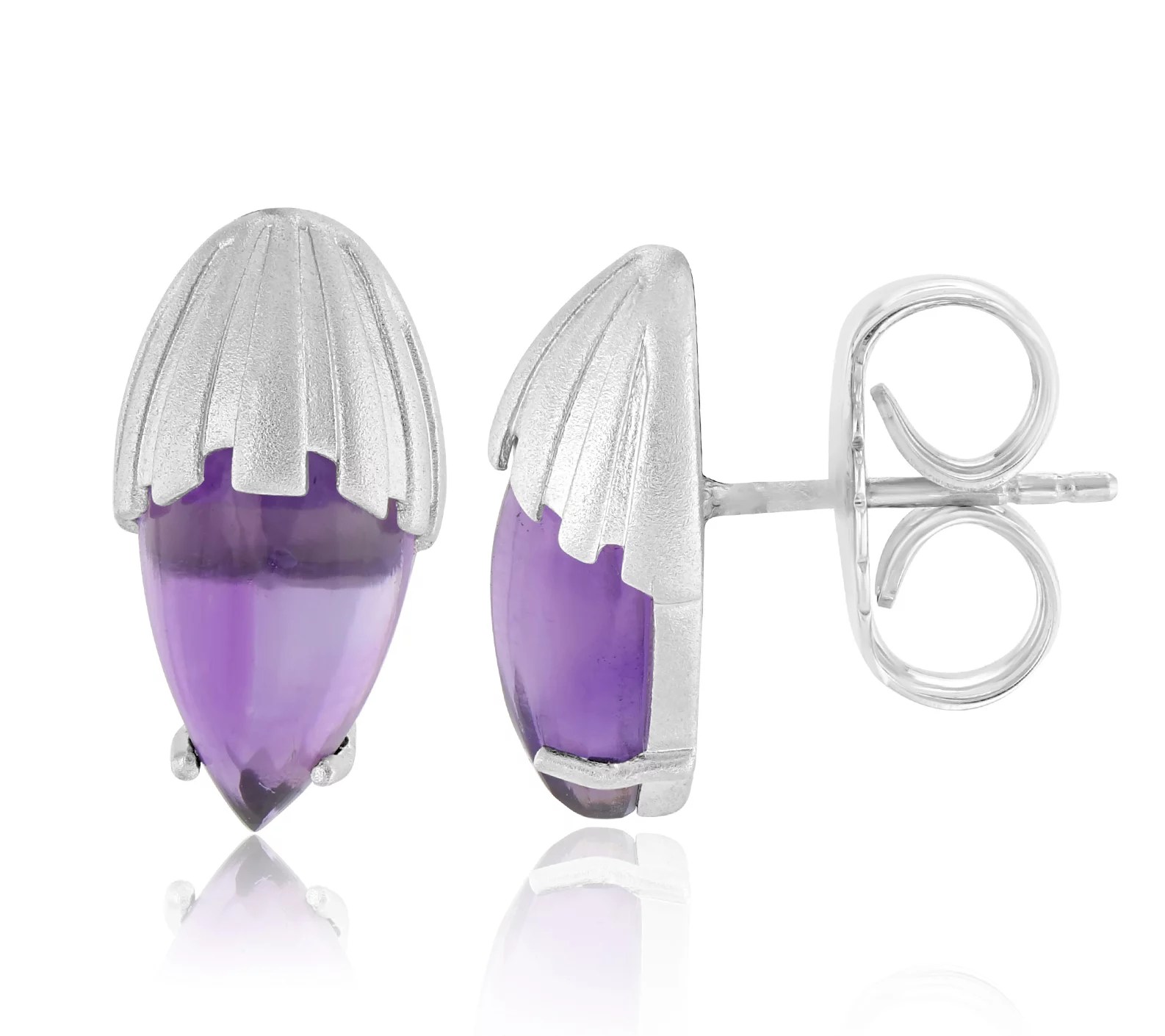 Generation Gems Sterling Silver Gemstone Stud Earrings