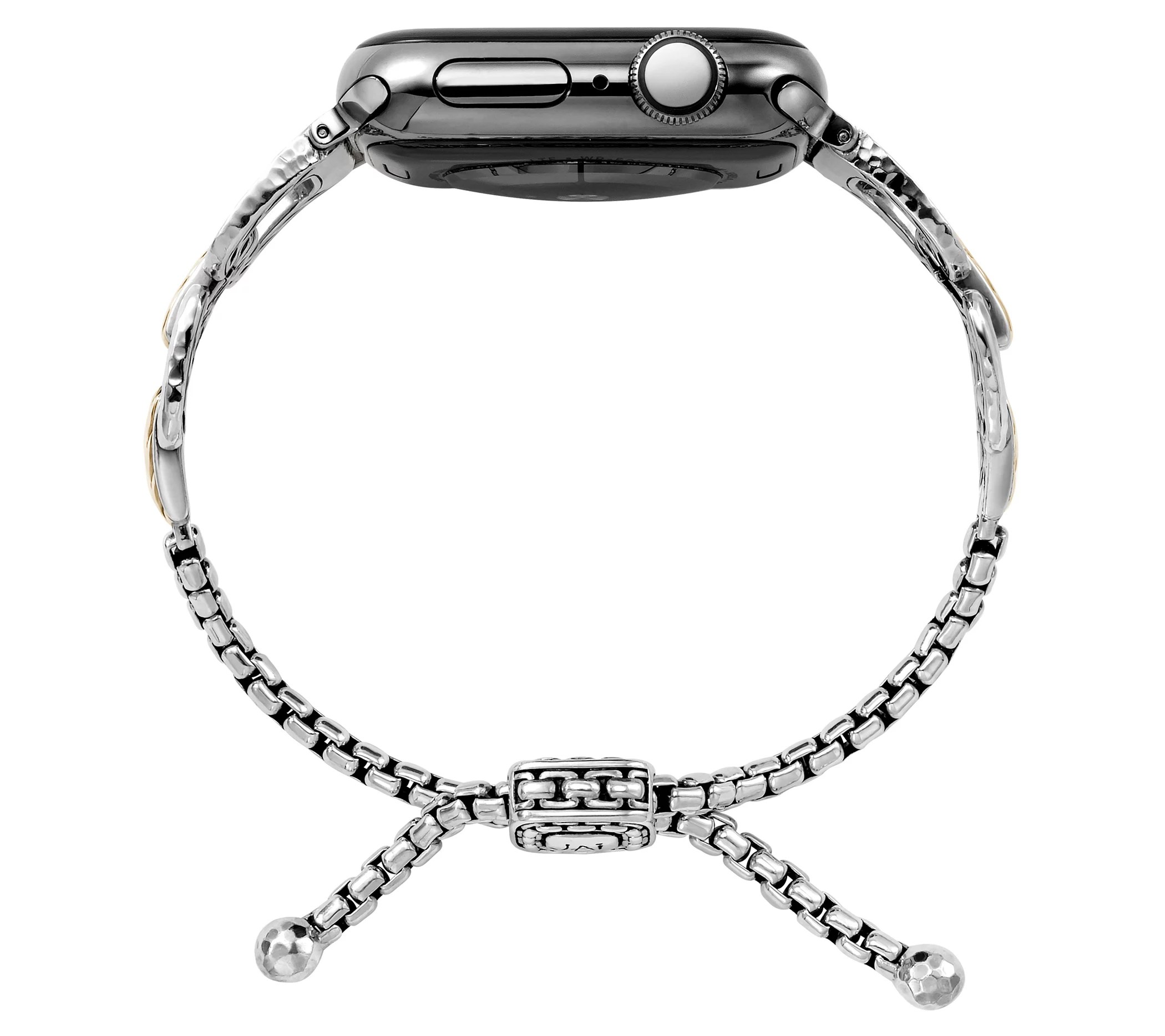 JAI Sterling Silver & 14K Gold Adjustable Apple Watch Strap